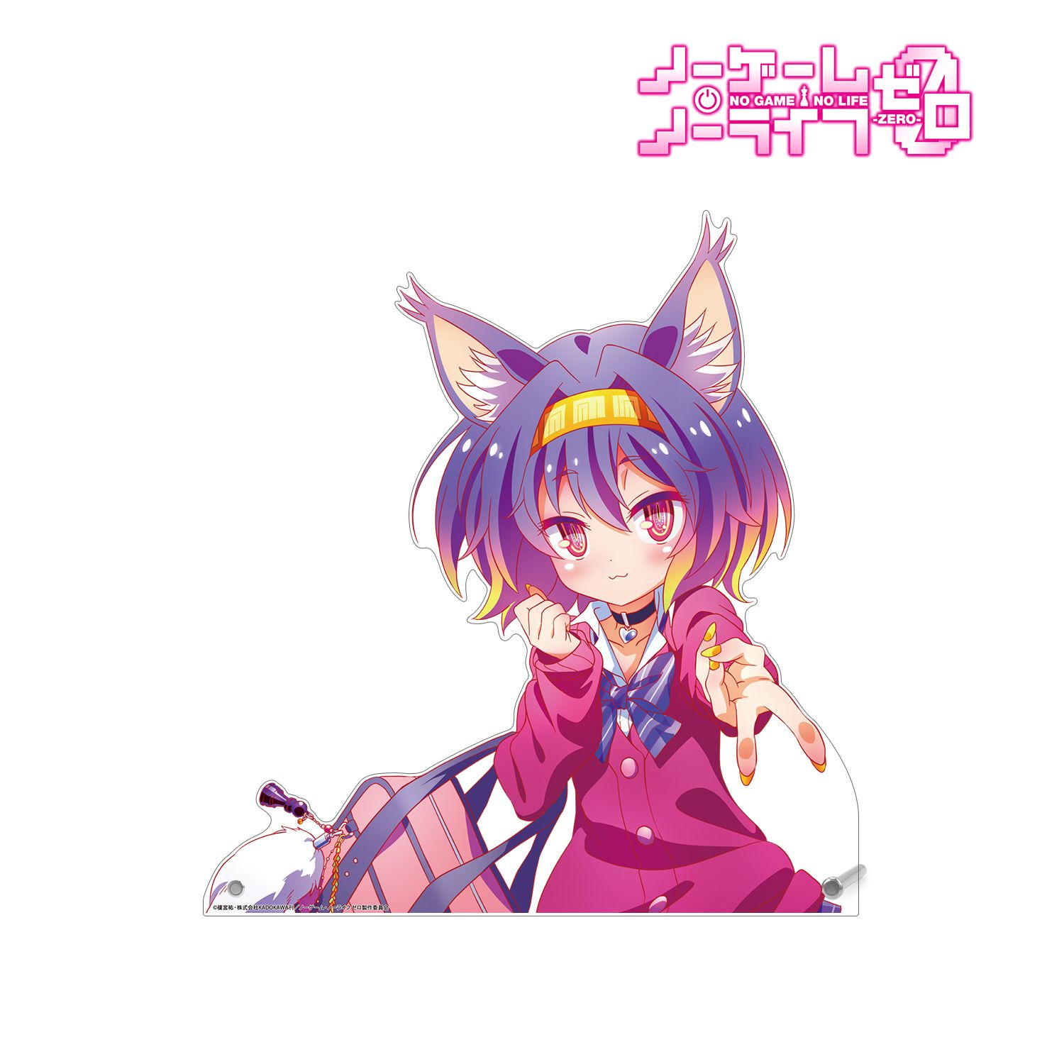 ノーゲーム・ノーライフ ゼロ 描き下ろし 初瀬いづな ギャル制服ver. 特大ダイカットアクリルパネル 画像 2 | AniSmile