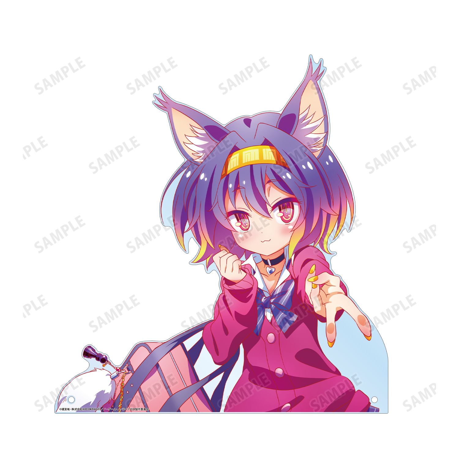 ノーゲーム・ノーライフ ゼロ 描き下ろし 初瀬いづな ギャル制服ver. 特大ダイカットアクリルパネル 画像 3 | AniSmile