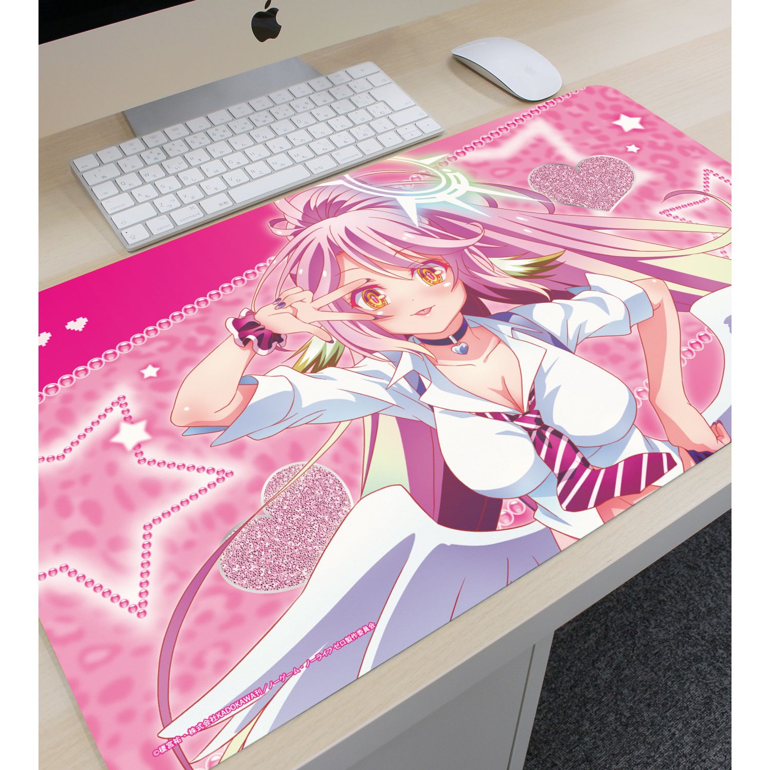 ノーゲーム・ノーライフ ゼロ 描き下ろし ジブリール ギャル制服ver. マルチデスクマット 画像 3 | AniSmile