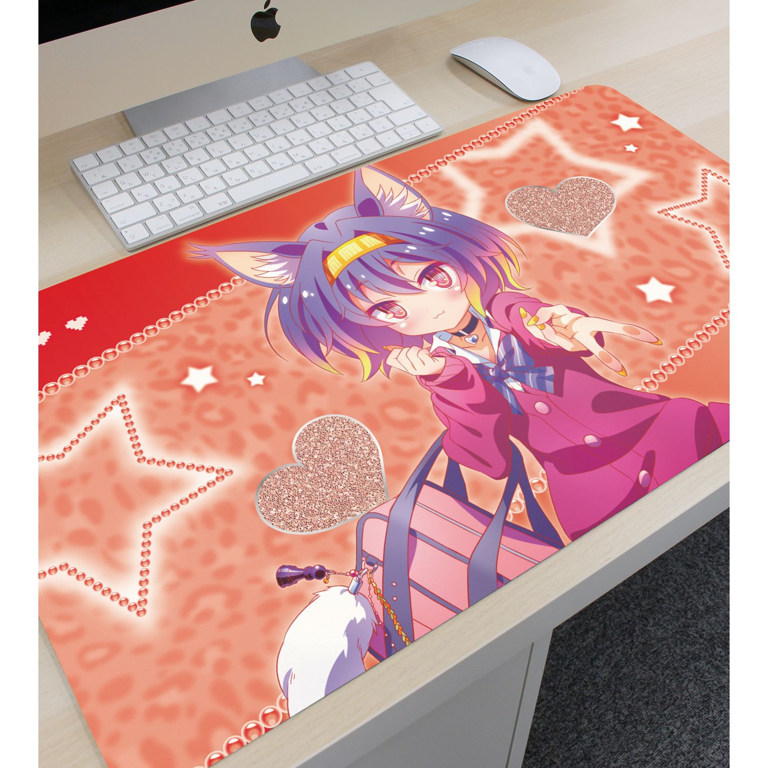ノーゲーム・ノーライフ ゼロ 描き下ろし 初瀬いづな ギャル制服ver. マルチデスクマット 画像 3 | AniSmile