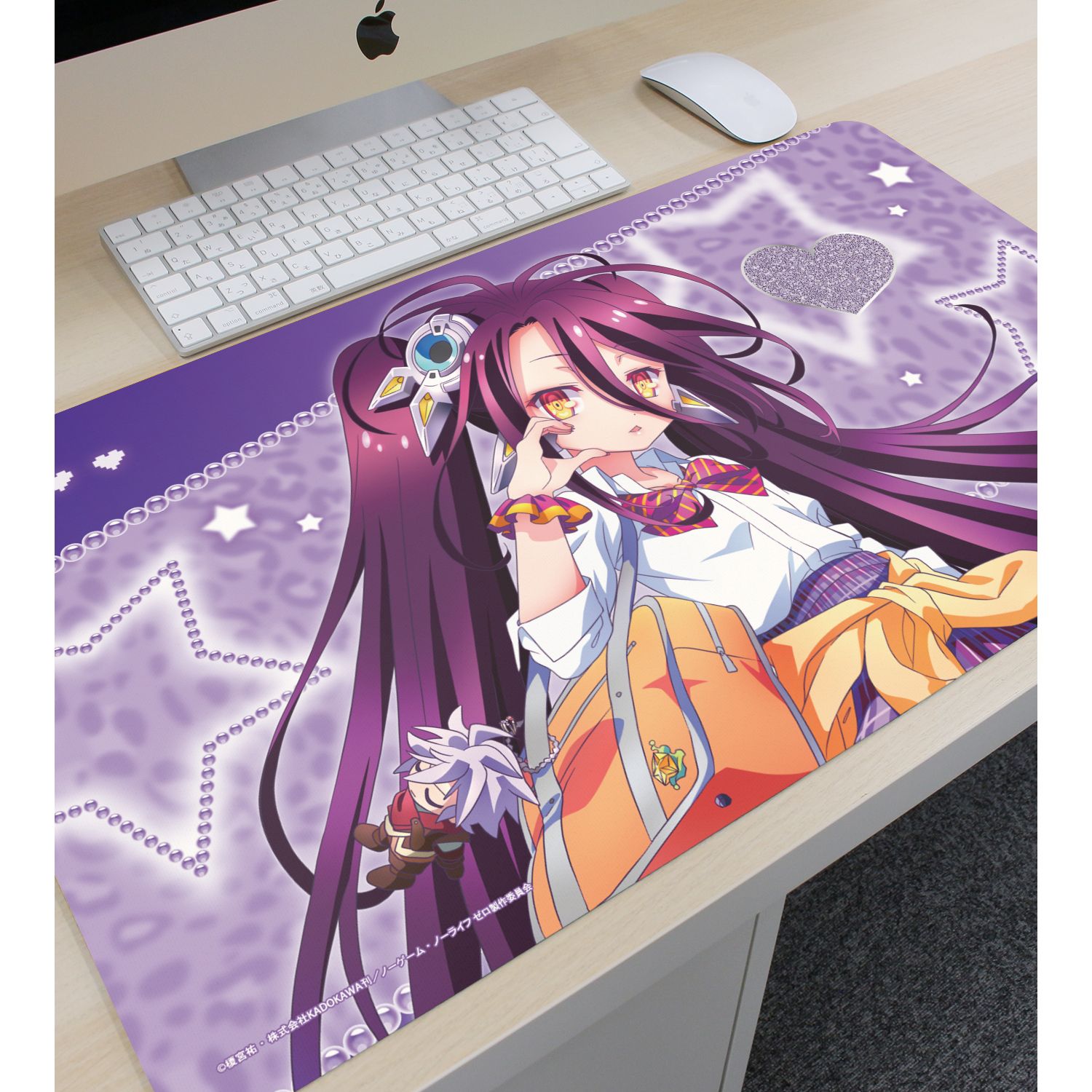 ノーゲーム・ノーライフ ゼロ 描き下ろし シュヴィ ギャル制服ver. マルチデスクマット 画像 3 | AniSmile
