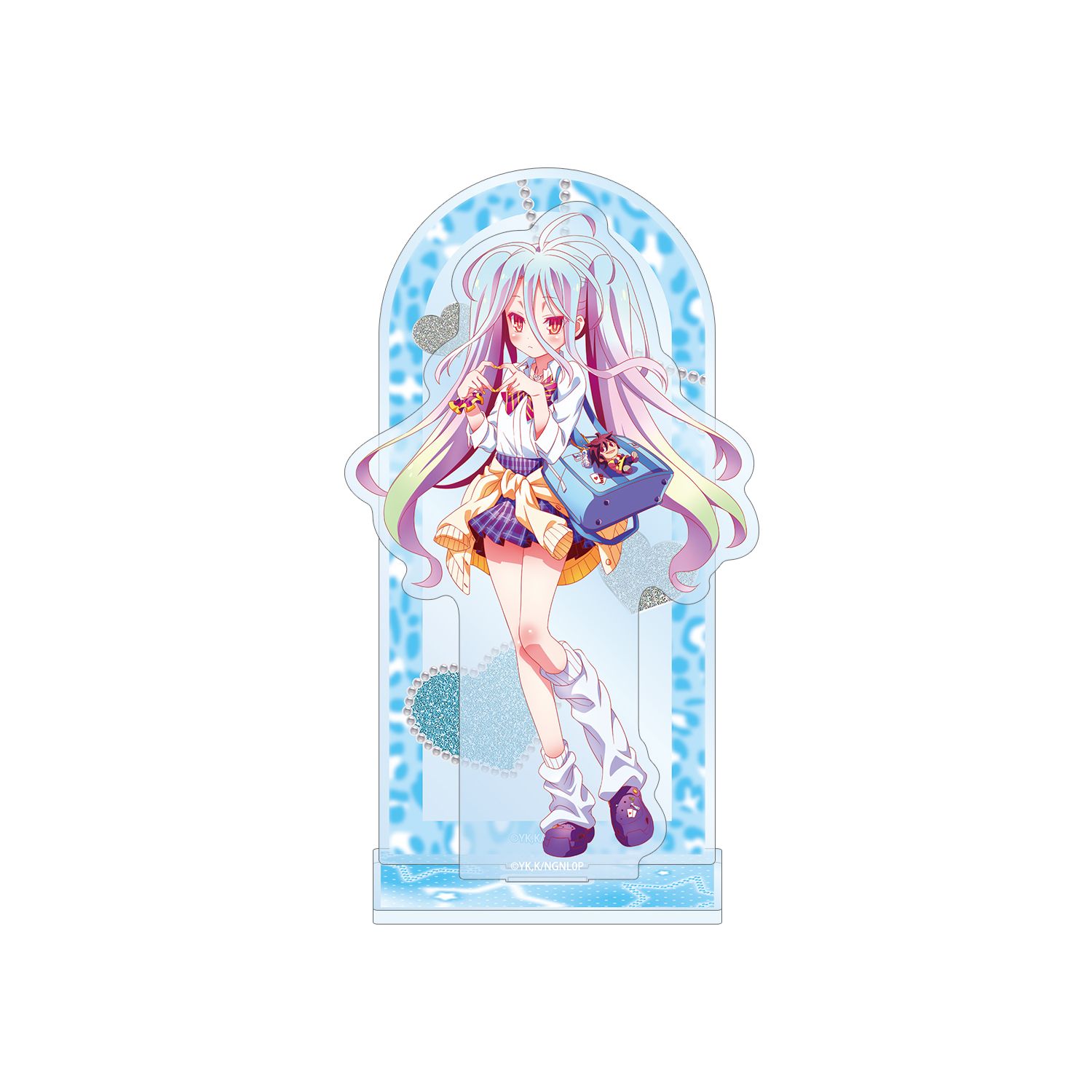 ノーゲーム・ノーライフ ゼロ 描き下ろし 白 ギャル制服ver. BIGアクリルスタンド - 公式商品画像 | AniSmile
