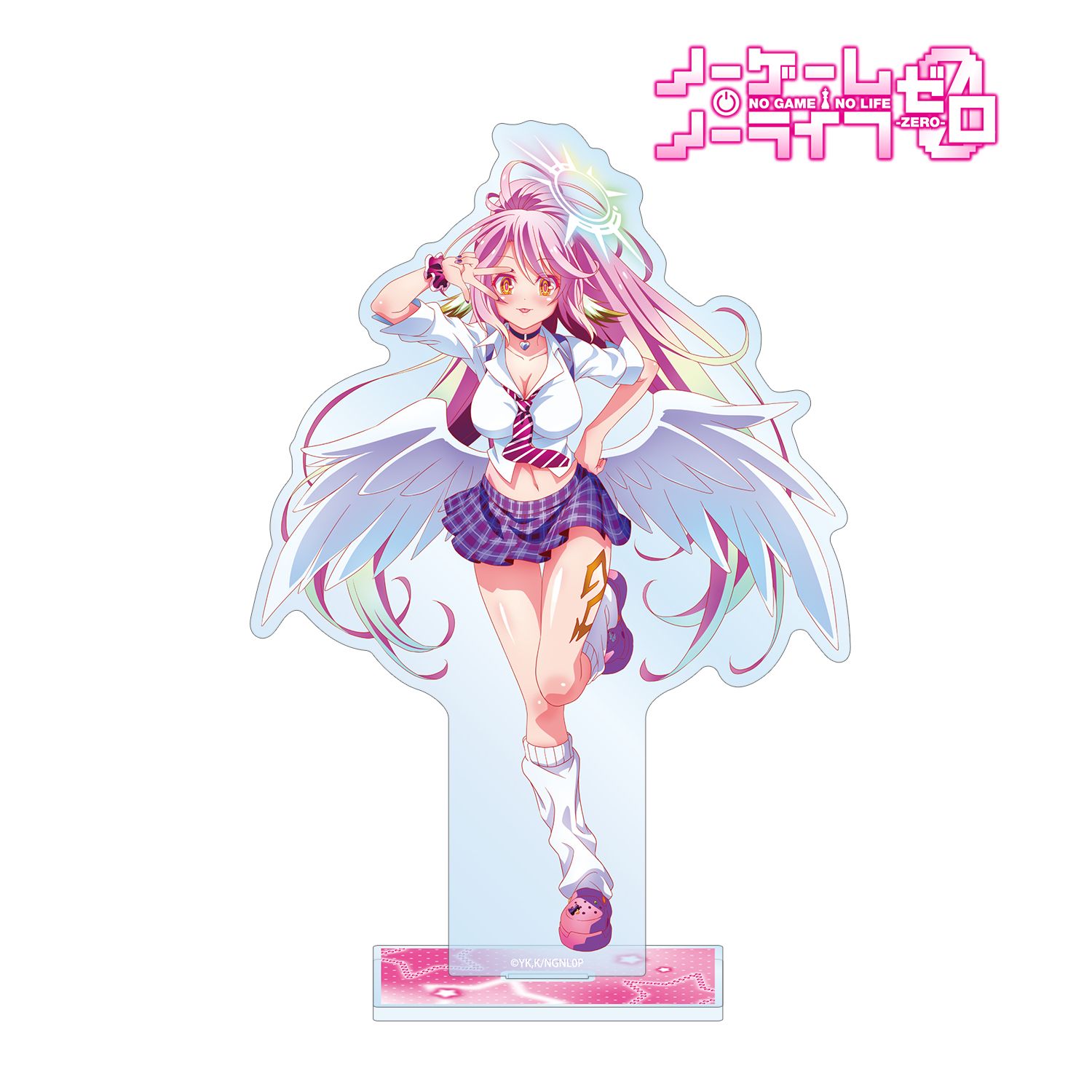 ノーゲーム・ノーライフ ゼロ 描き下ろし ジブリール ギャル制服ver. BIGアクリルスタンド 画像 2 | AniSmile