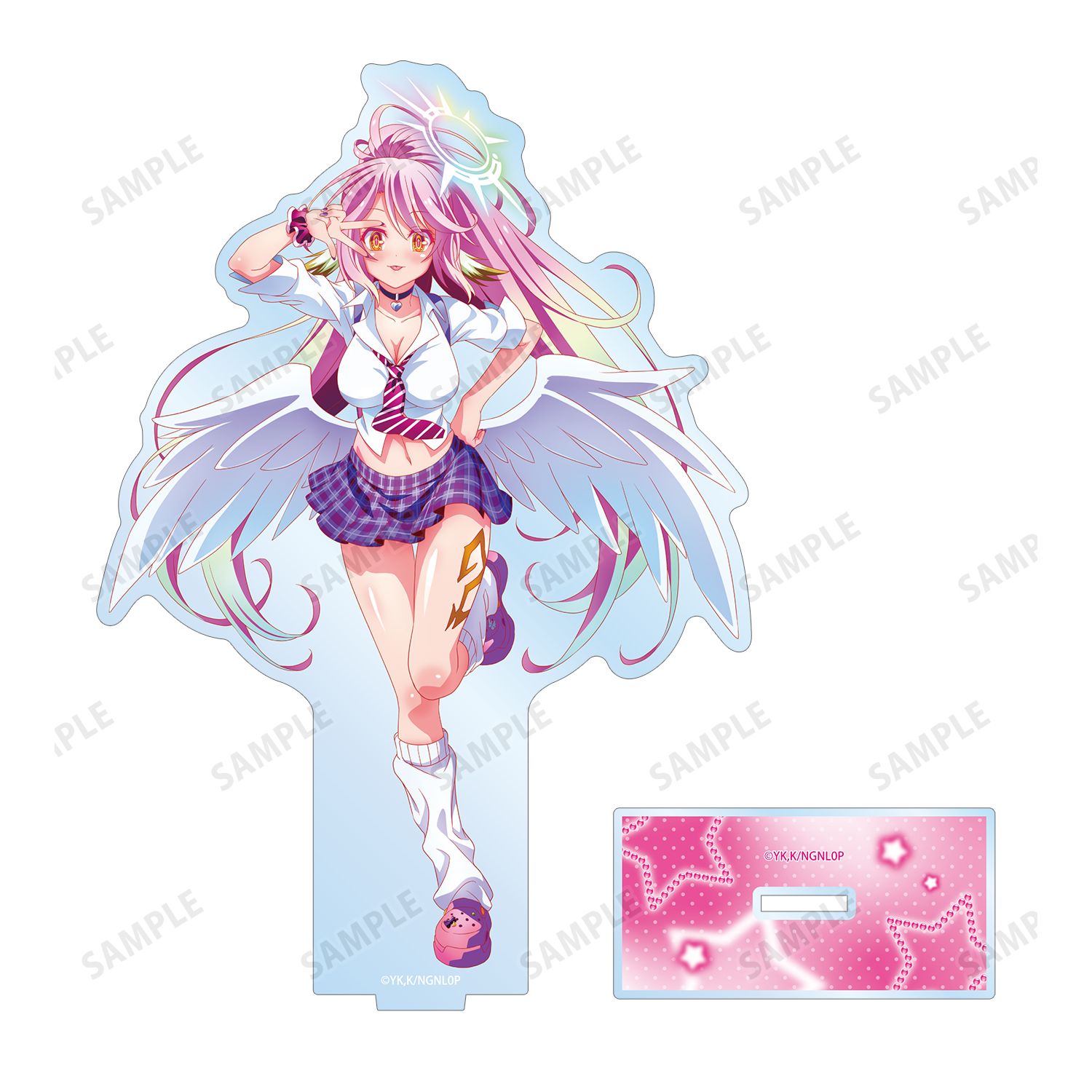ノーゲーム・ノーライフ ゼロ 描き下ろし ジブリール ギャル制服ver. BIGアクリルスタンド 画像 3 | AniSmile