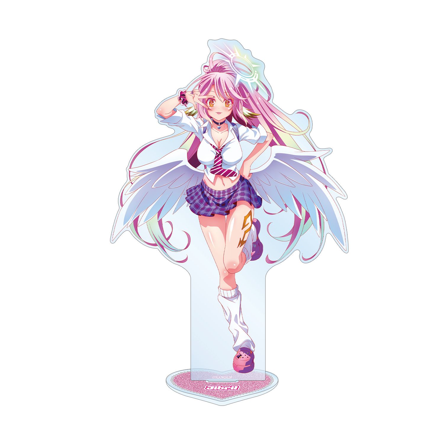 ノーゲーム・ノーライフ ゼロ 描き下ろし ジブリール ギャル制服ver. 特大アクリルスタンド - 公式商品画像 | AniSmile