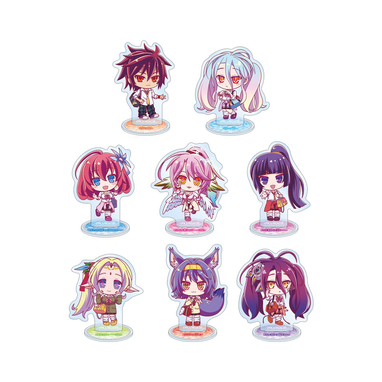 ノーゲーム・ノーライフ ゼロ トレーディング ちびキャラ 制服ver. アクリルスタンド(単位/単品) - 公式商品画像 | AniSmile