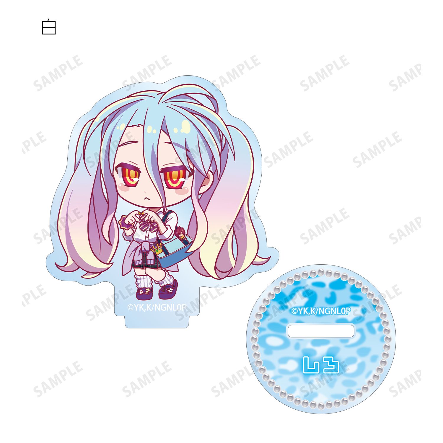 ノーゲーム・ノーライフ ゼロ トレーディング ちびキャラ 制服ver. アクリルスタンド(単位/単品) 画像 4 | AniSmile