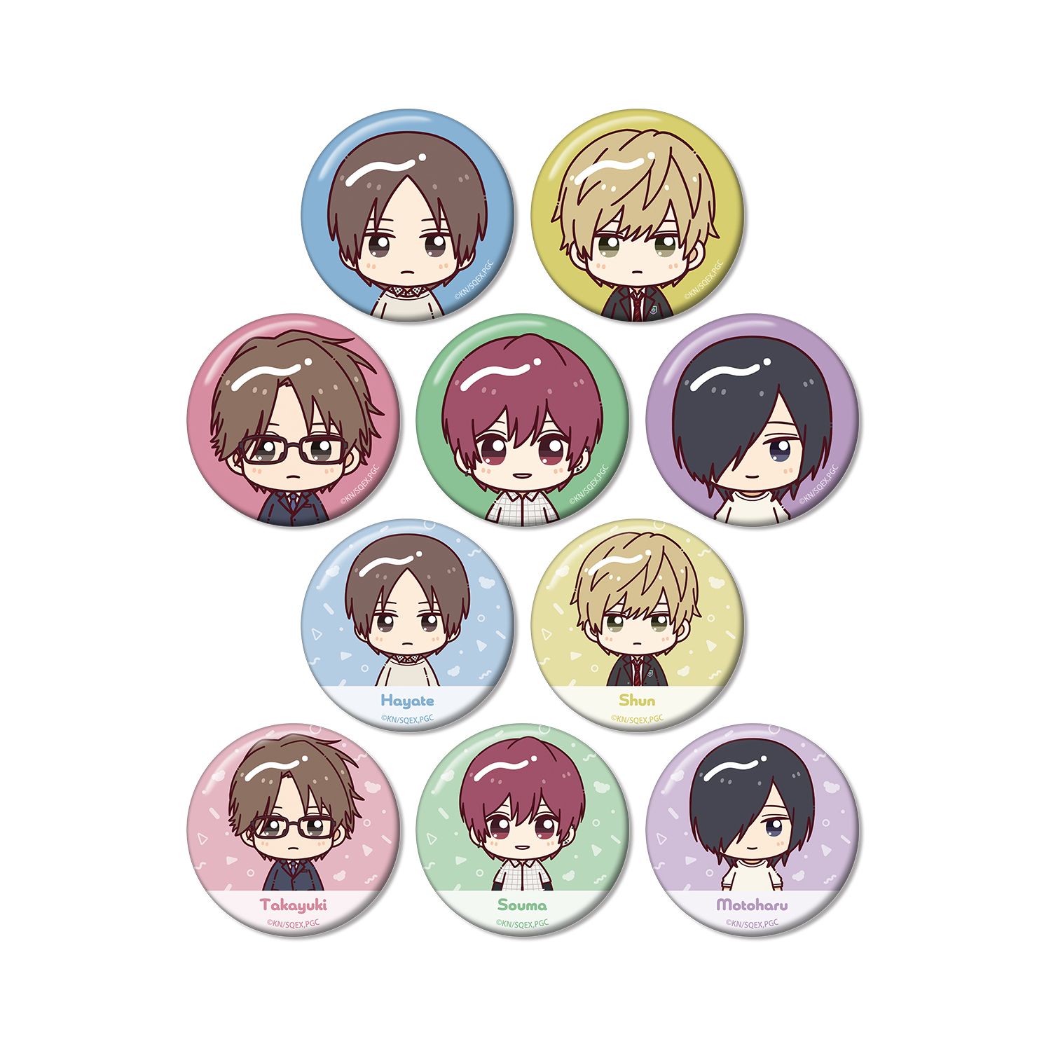 TVアニメ『クールドジ男子』 トレーディング ちょこんと! 缶バッジ(単位/単品) - 公式商品画像 | AniSmile