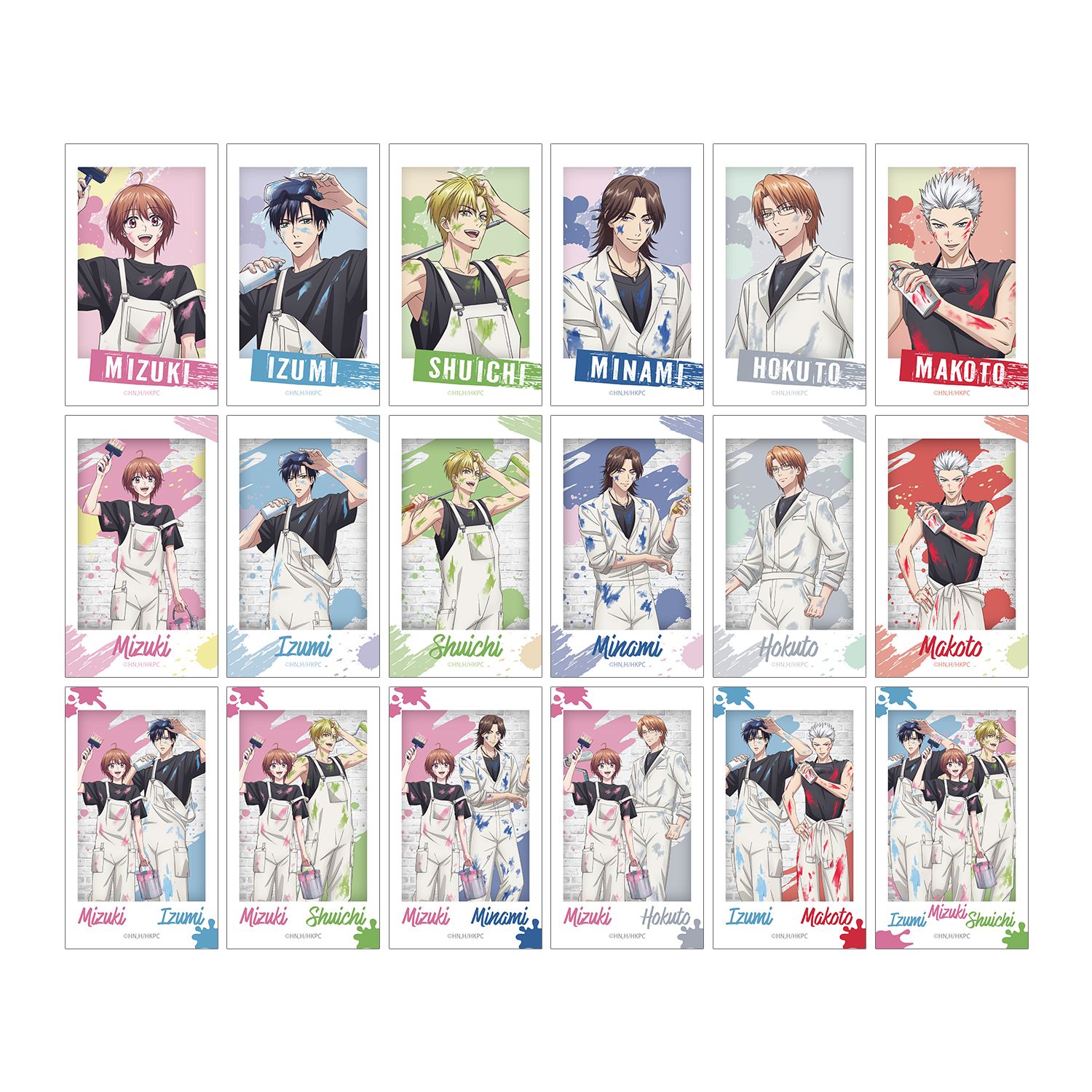 アニメ「花ざかりの君たちへ」 描き下ろし ペイントスタイルver. トレーディングAni-Frame(単位/単品) - 公式商品画像 | AniSmile