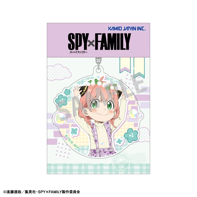 TVアニメ『SPY×FAMILY』 アクリルキーホルダー はなかんむり/春のおでけけ 画像 2 | AniSmile
