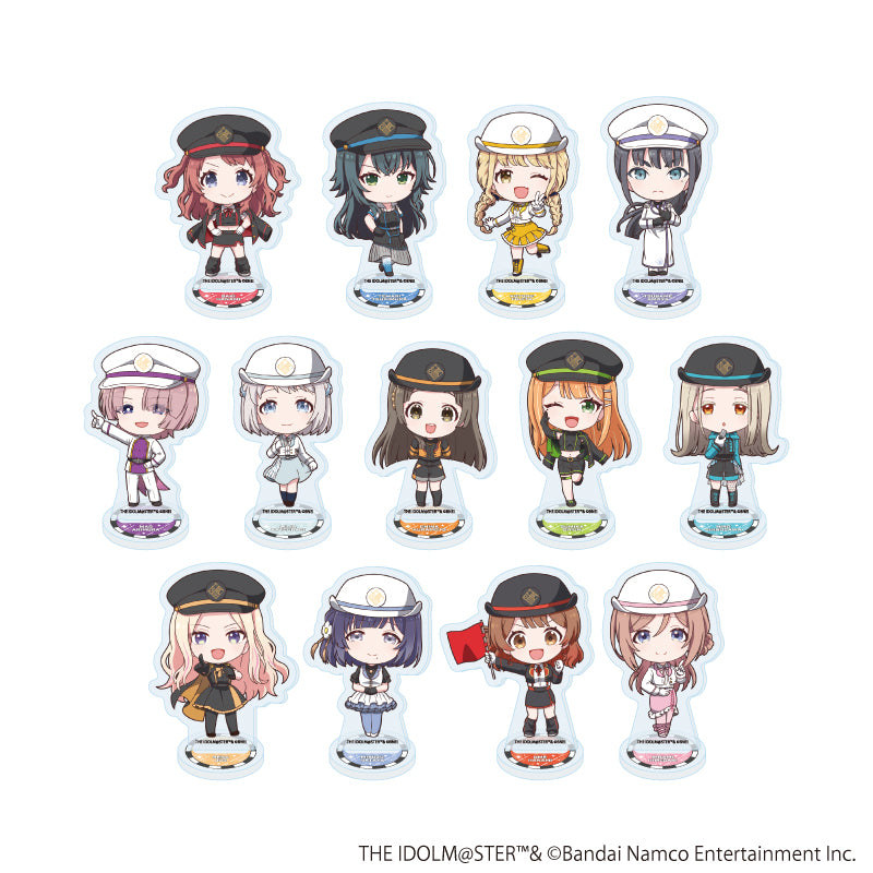 アクリルぷちスタンド「学園アイドルマスター」06/駅員風衣装ver. トレーディング(全13種)(ミニキャライラスト) - 公式商品画像 | AniSmile