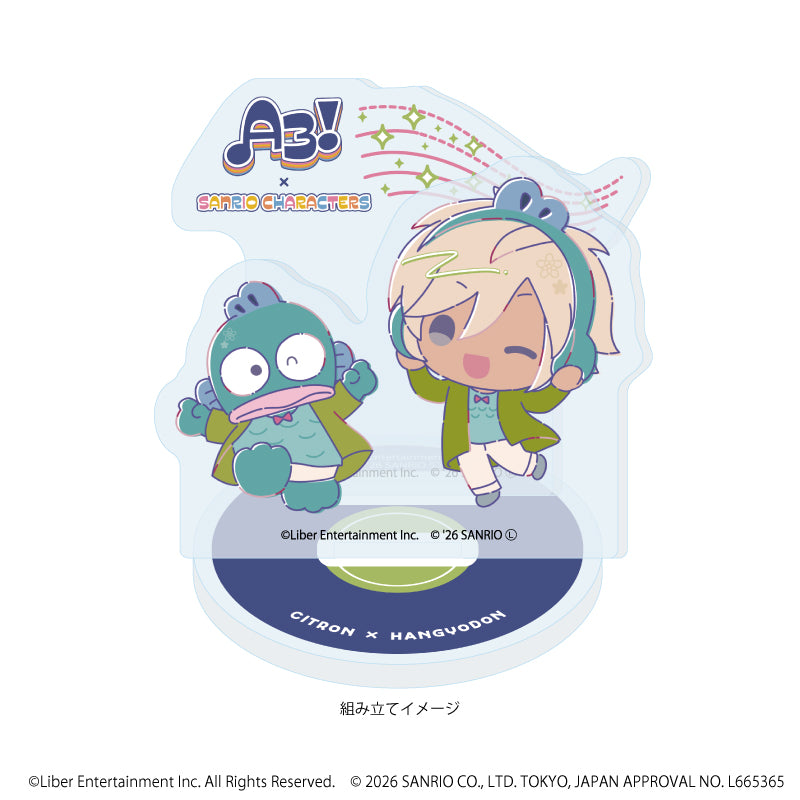 アクリルスタンドプレート「A3!×Sanrio characters」29/シトロン×ハンギョドン(コラボイラスト) 画像 2 | AniSmile