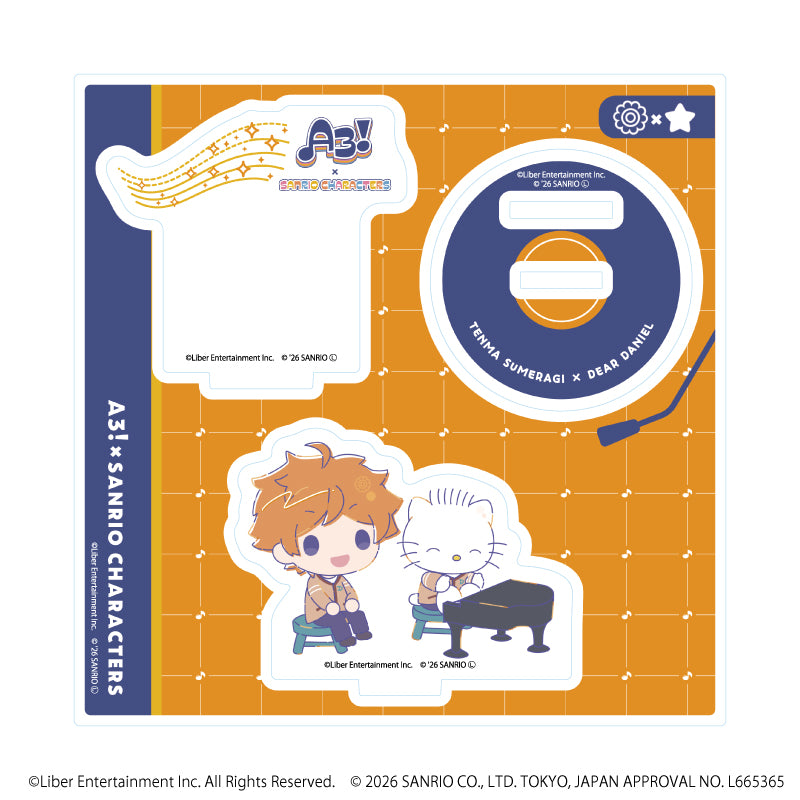 ホログラム缶バッジ(57mm)「A3!×Sanrio characters」01/ブラインド(全12種)春組&夏組(コラボイラスト) 画像 3 | AniSmile