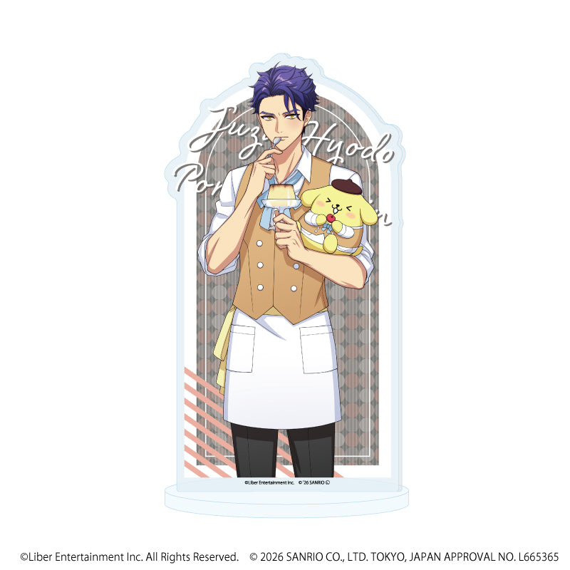 アクリルスタンド「A3!×Sanrio characters」47/兵頭 十座×ポムポムプリン(コラボイラスト) - 公式商品画像 | AniSmile