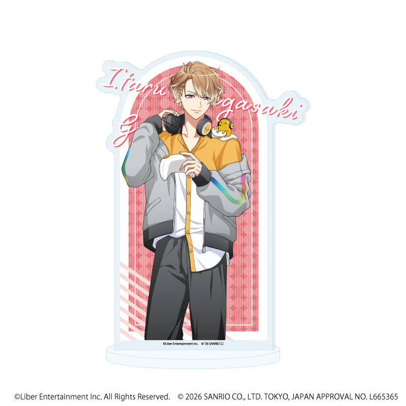 アクリルスタンド「A3!×Sanrio characters」45/茅ヶ崎 至×ぐでたま(コラボイラスト) - 公式商品画像 | AniSmile