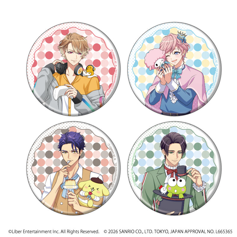 缶バッジ4個セット「A3!×Sanrio characters」04/ドットデザイン(コラボイラスト) - 公式商品画像 | AniSmile
