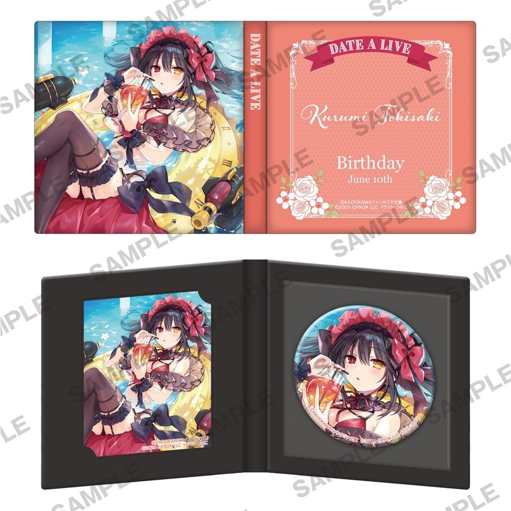 『デート・ア・ライブ』狂三バースデー2026 缶バッジ&アクリルカードセット - 公式商品画像 | AniSmile