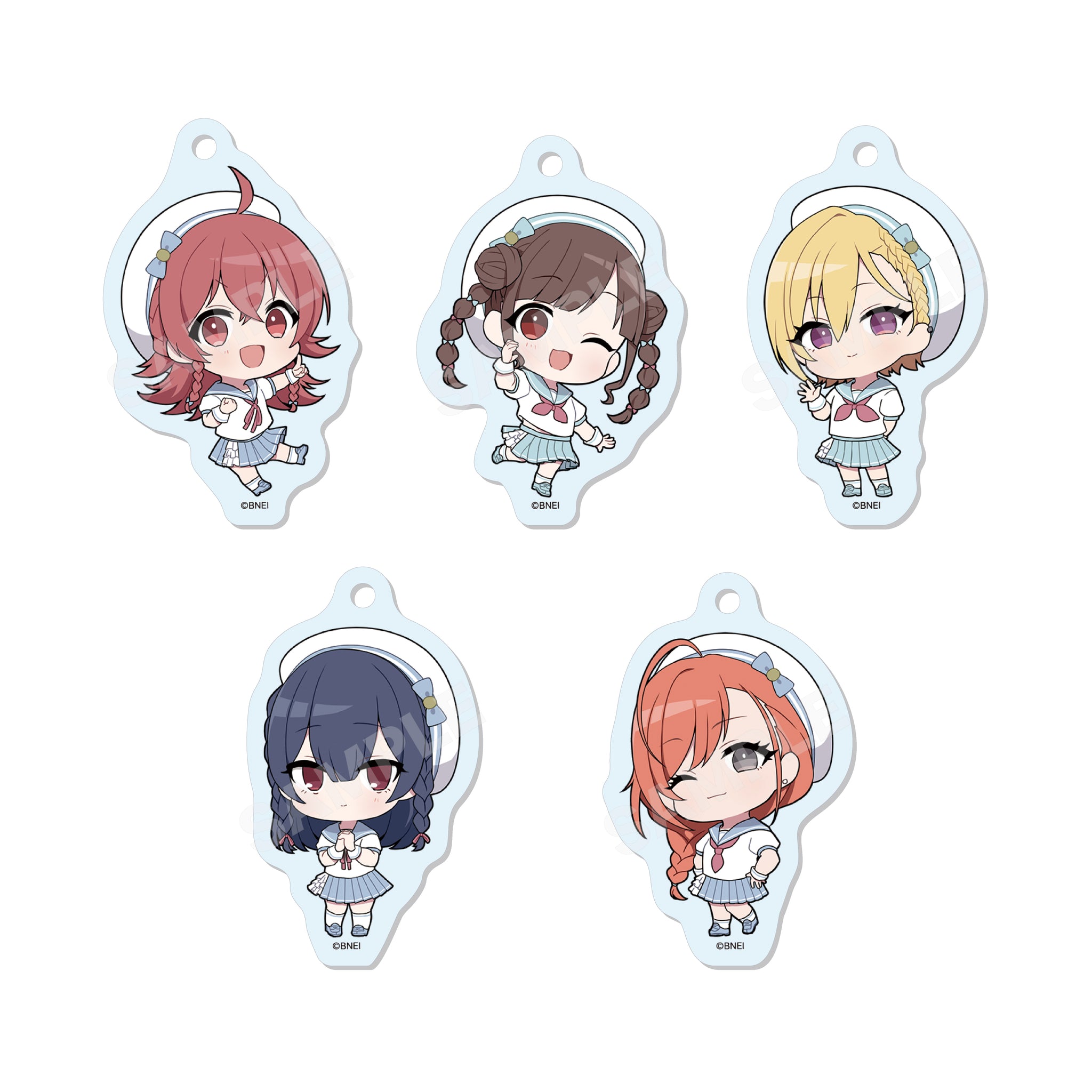 アイドルマスター シャイニーカラーズ パステルマリンルックver. めじるしアクリルチャーム /03 BOXC 全9種 画像 2 | AniSmile