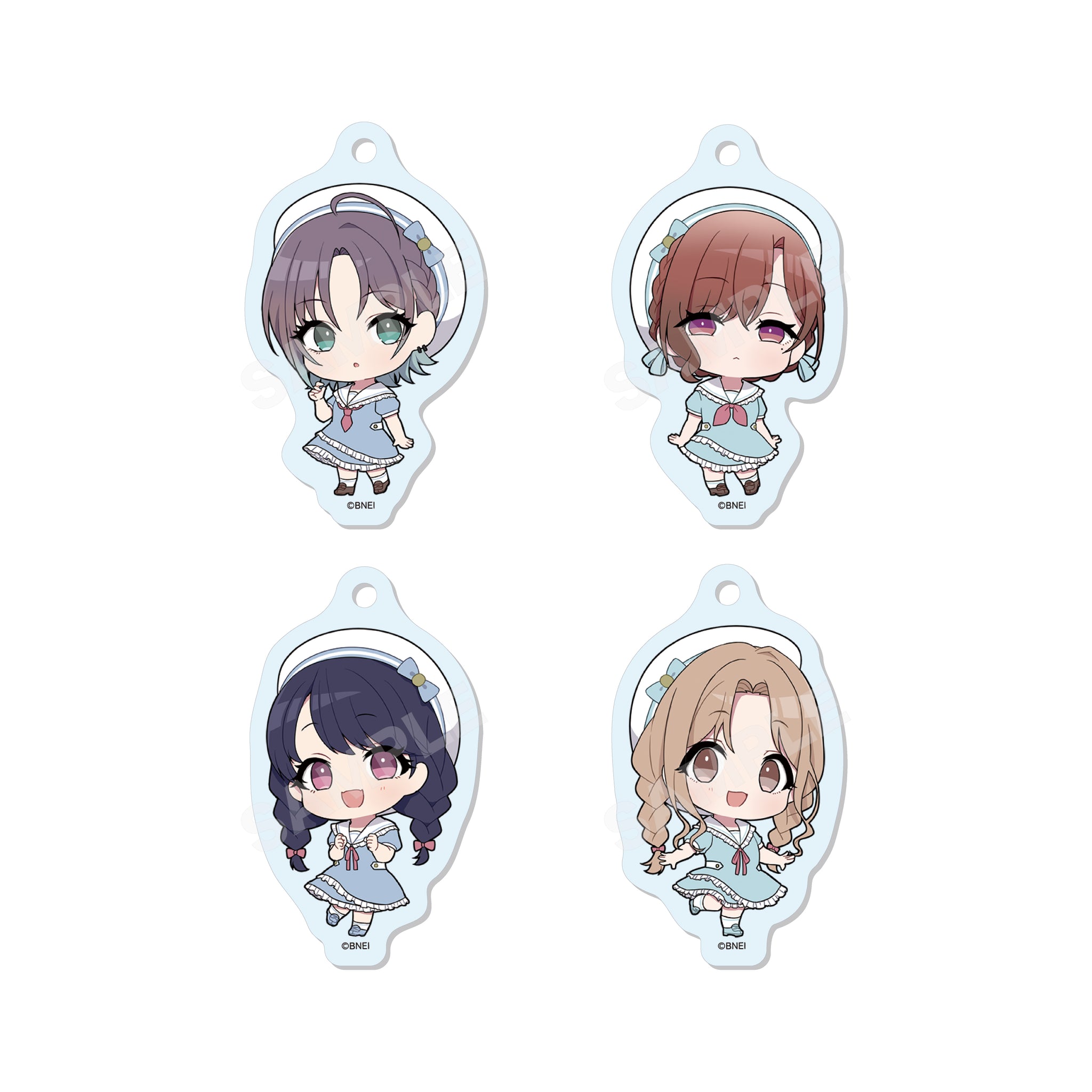 アイドルマスター シャイニーカラーズ パステルマリンルックver. めじるしアクリルチャーム /03 BOXC 全9種 画像 3 | AniSmile