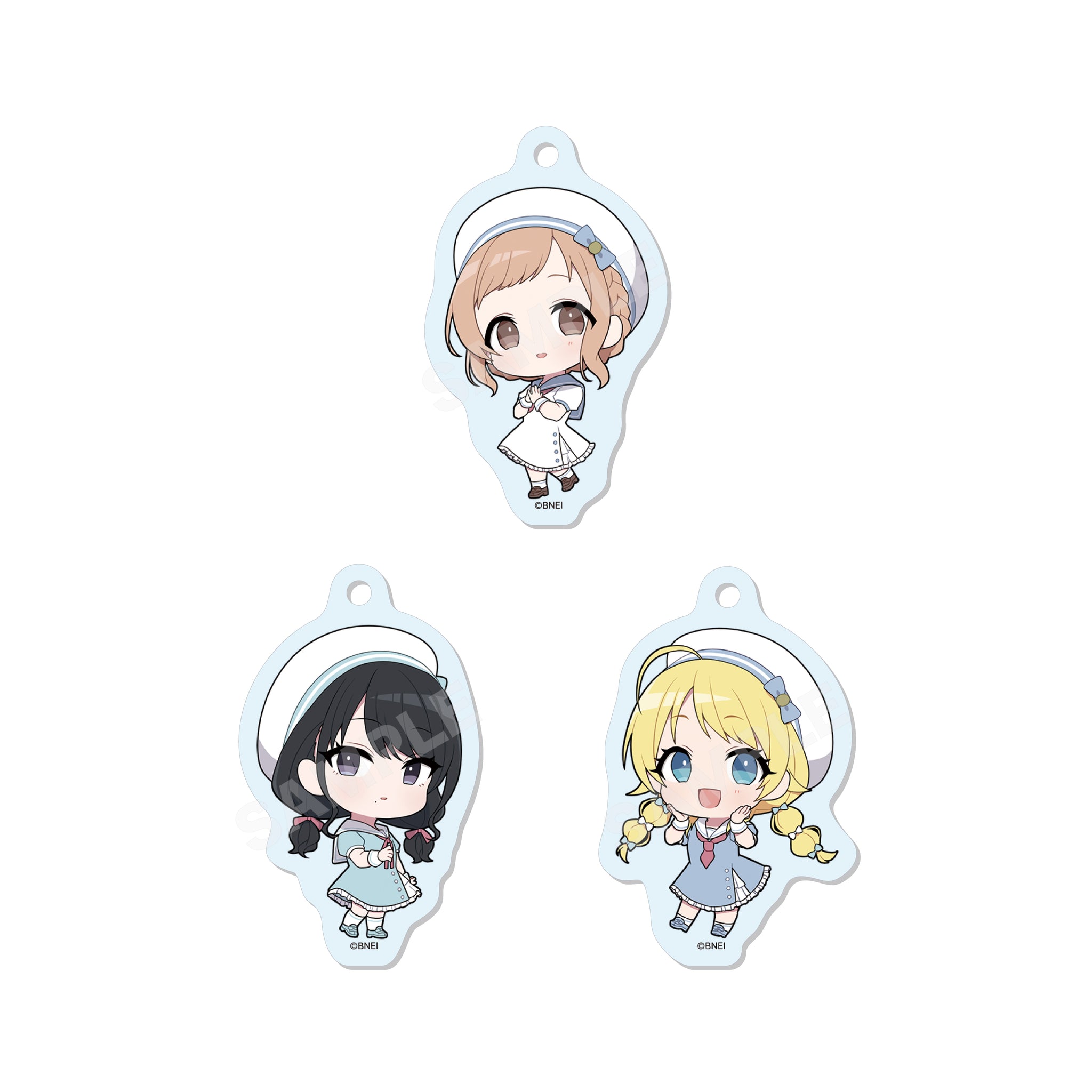 アイドルマスター シャイニーカラーズ パステルマリンルックver. めじるしアクリルチャーム /01 BOXA 全9種 画像 2 | AniSmile