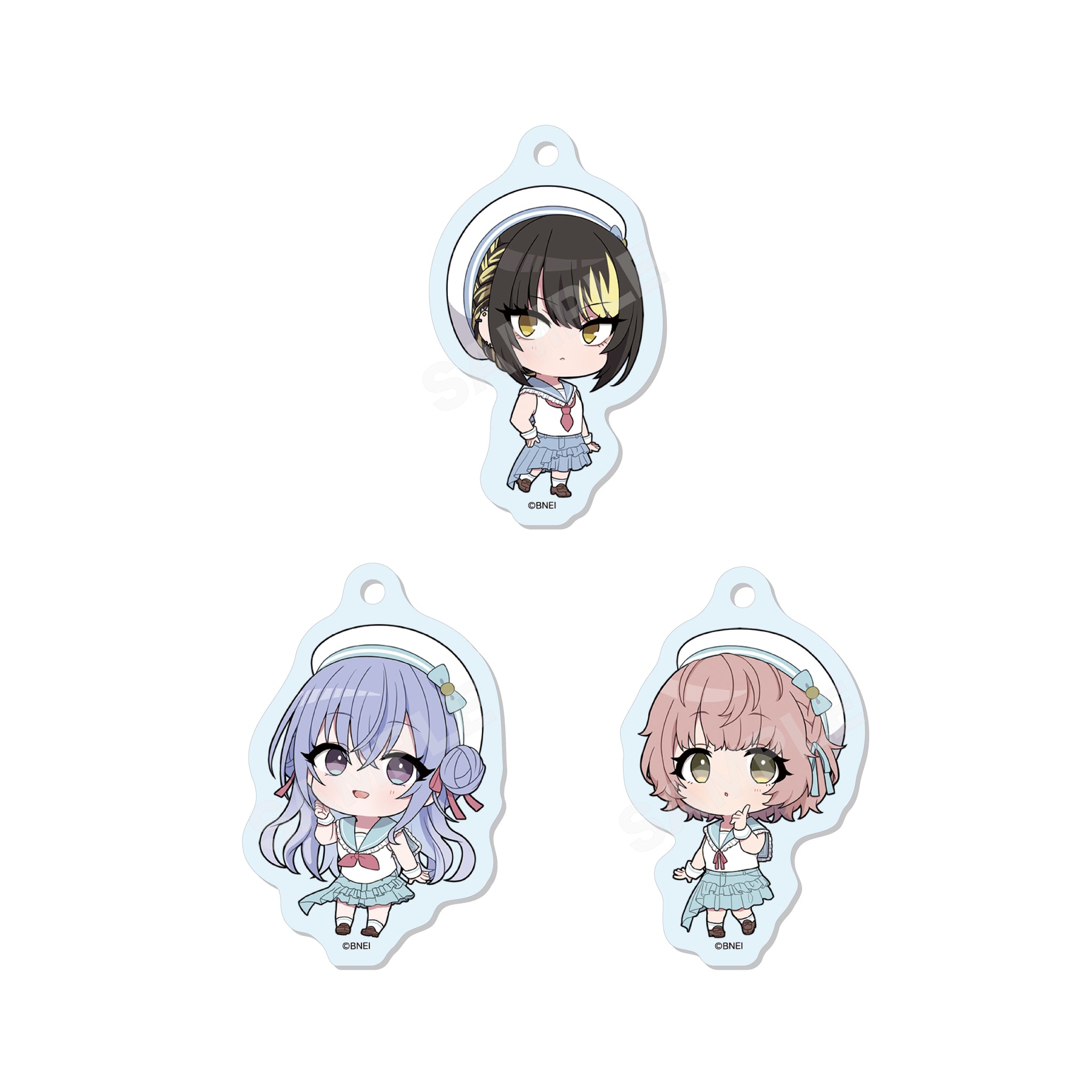 アイドルマスター シャイニーカラーズ パステルマリンルックver. めじるしアクリルチャーム /01 BOXA 全9種 画像 4 | AniSmile