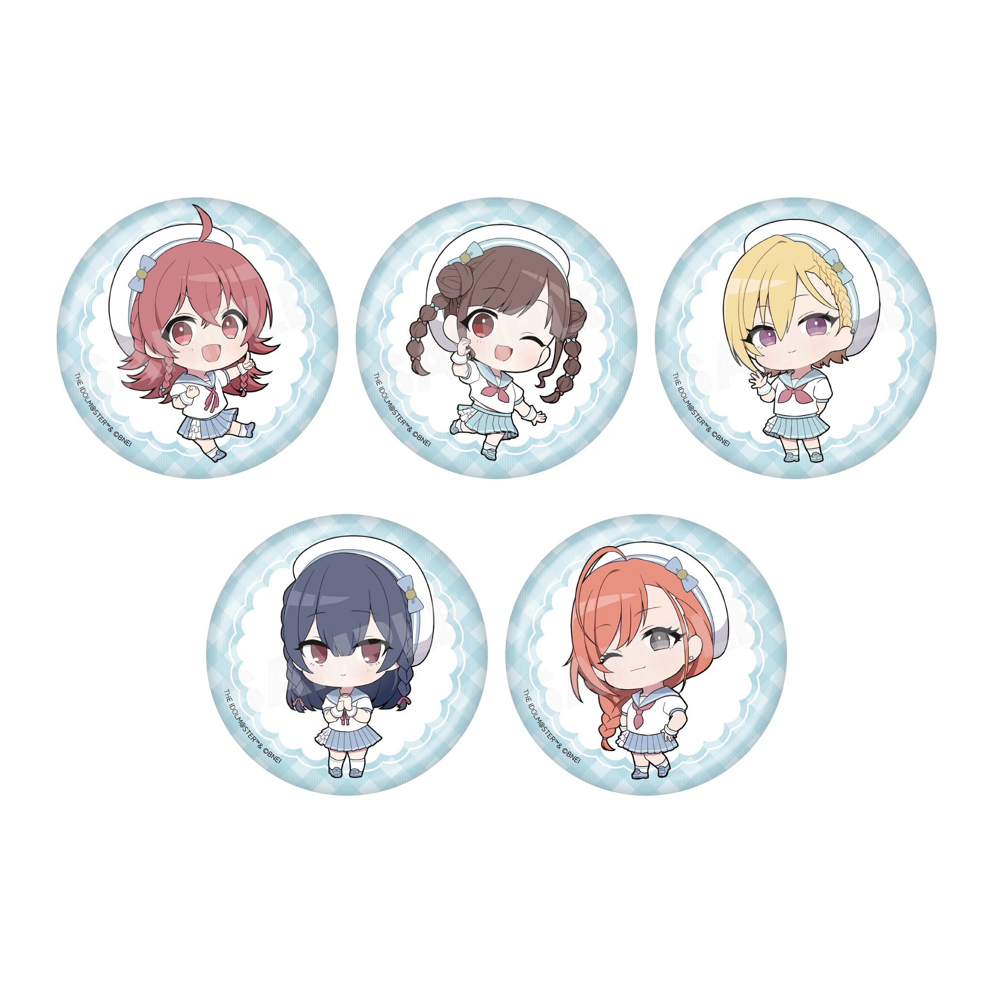 アイドルマスター シャイニーカラーズ パステルマリンルックver. 缶バッジ /01 BOXC 全9種 画像 2 | AniSmile