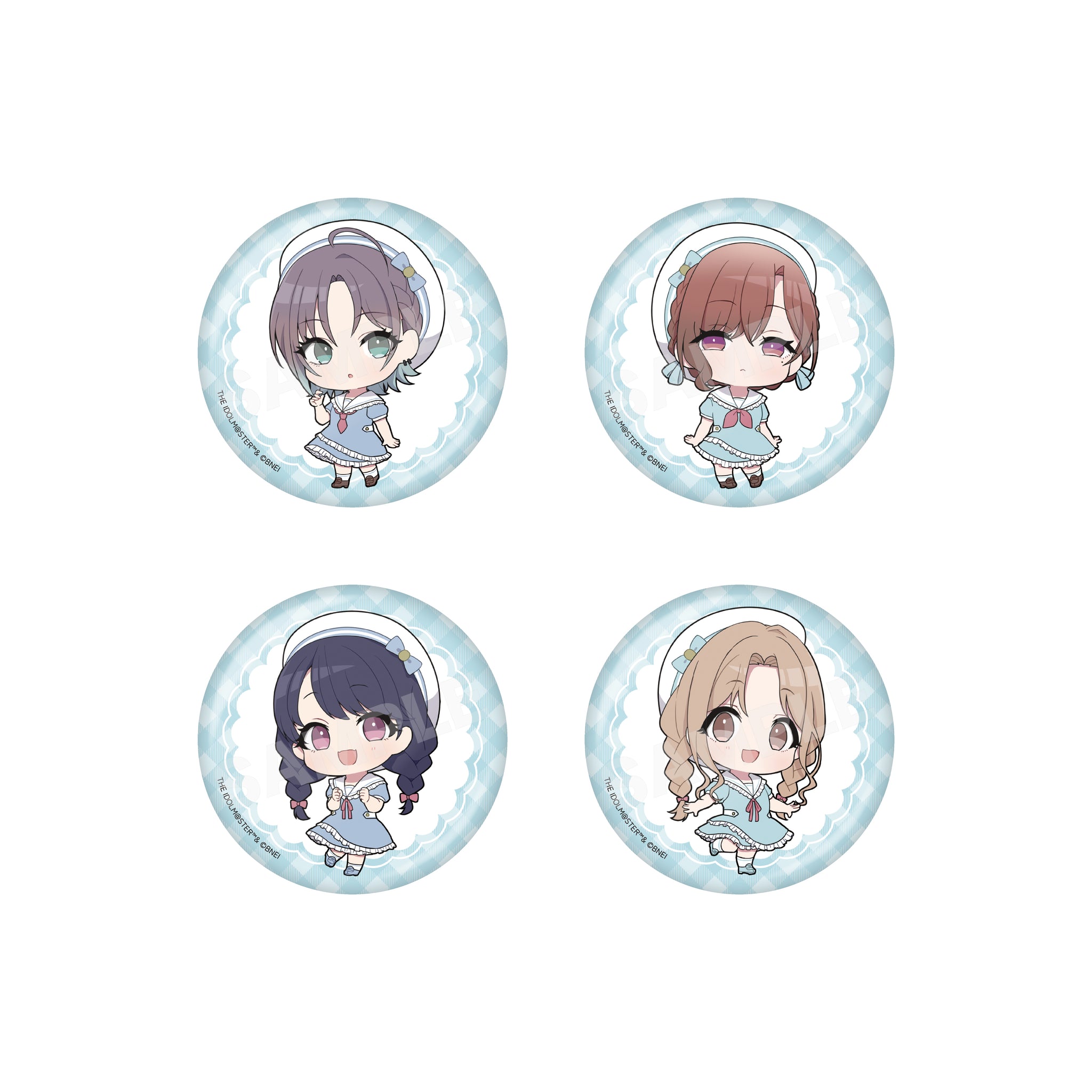 アイドルマスター シャイニーカラーズ パステルマリンルックver. 缶バッジ /01 BOXC 全9種 画像 3 | AniSmile