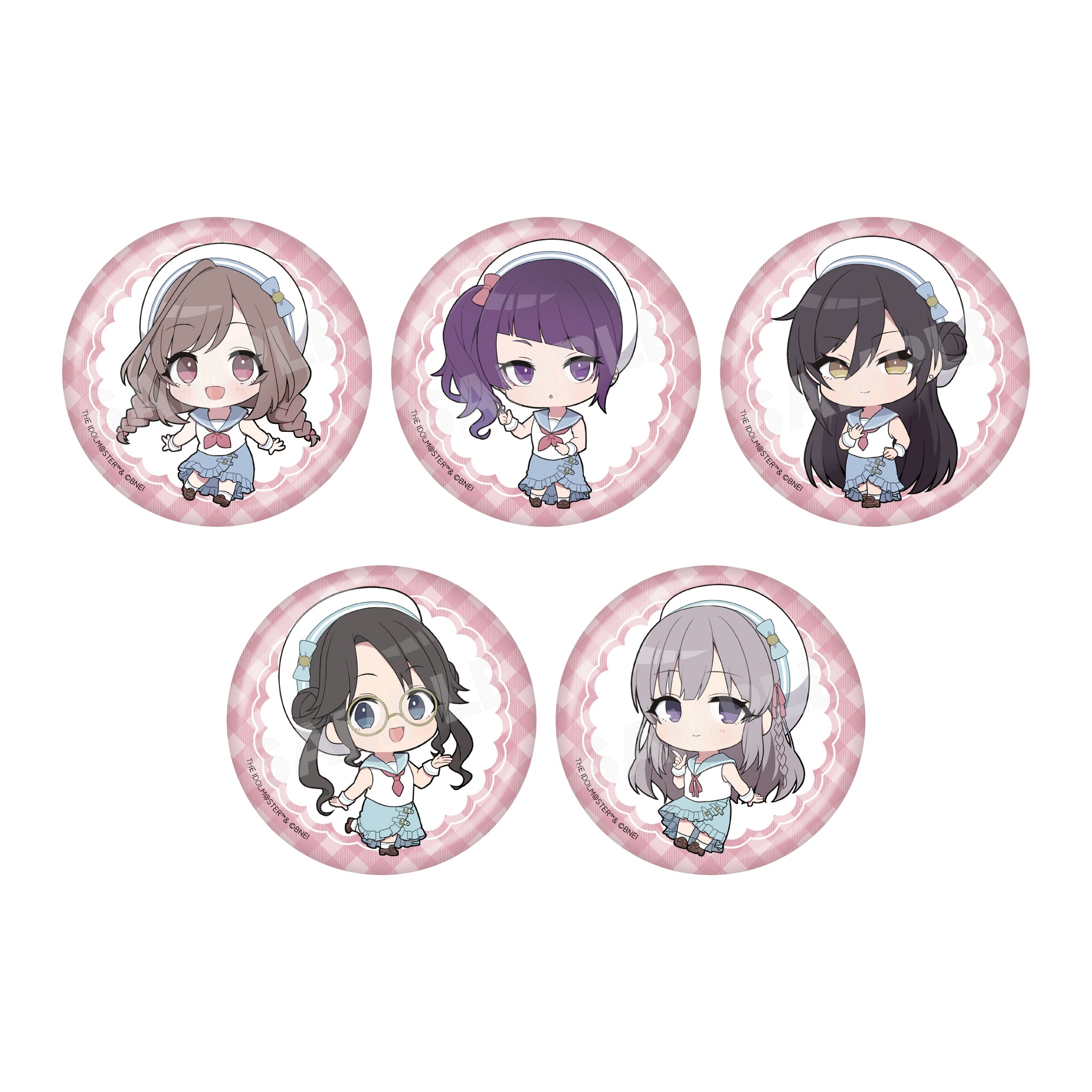アイドルマスター シャイニーカラーズ パステルマリンルックver. 缶バッジ /01 BOXB 全10種 画像 2 | AniSmile