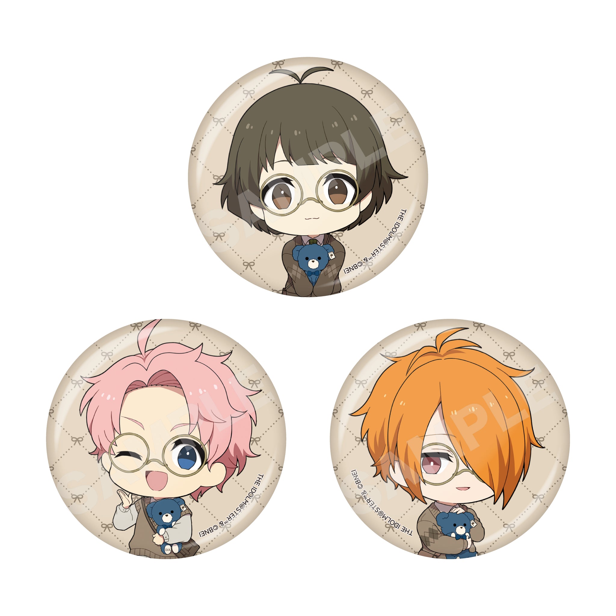 アイドルマスター SideM Teddy's Collection 缶バッジ 全8種(ミニキャラ) 画像 3 | AniSmile