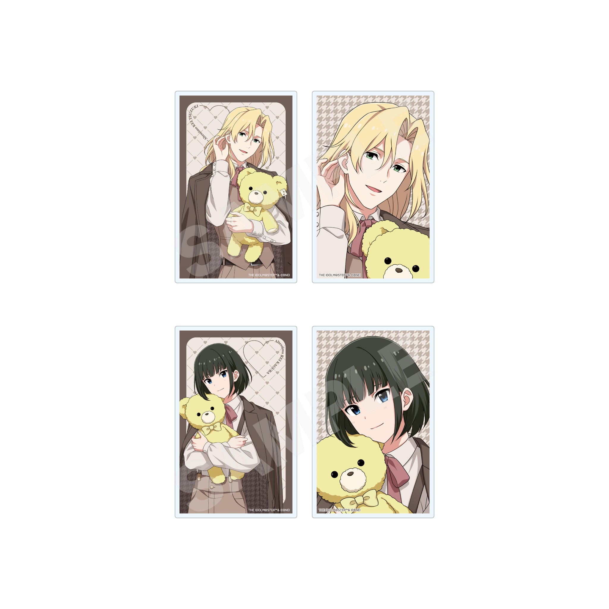 アイドルマスター SideM Teddy's Collection クリアカード(2枚セット) 全8種 画像 2 | AniSmile