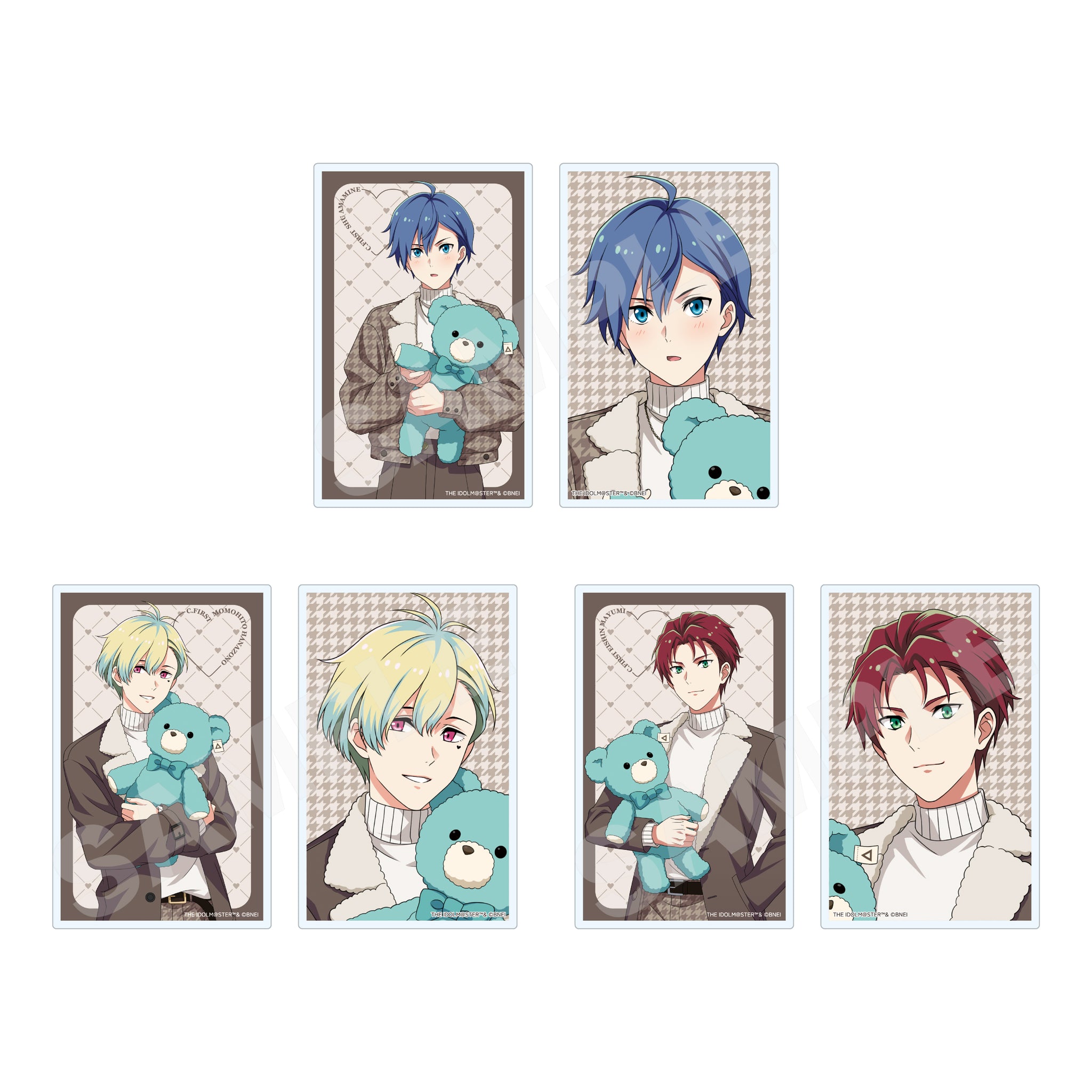 アイドルマスター SideM Teddy's Collection クリアカード(2枚セット) 全8種 画像 4 | AniSmile