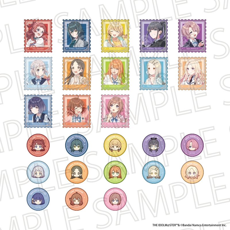 学園アイドルマスター トレーディングステッカー - 公式商品画像 | AniSmile
