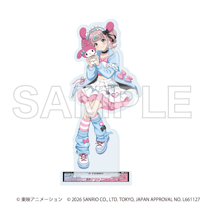アクリルスタンド「ガールズバンドクライ×サンリオキャラクターズ」24/ヒナ×マイメロディ(コラボイラスト) - 公式商品画像 | AniSmile