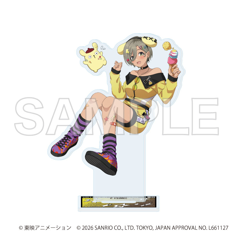 アクリルスタンド「ガールズバンドクライ×サンリオキャラクターズ」23/ルパ×ポムポムプリン(コラボイラスト) - 公式商品画像 | AniSmile