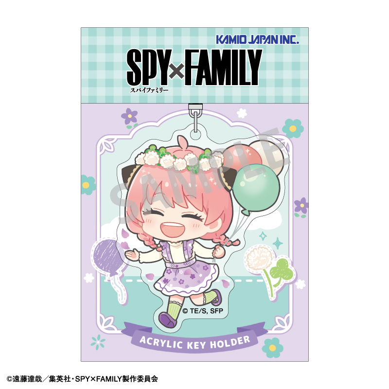 TVアニメ『SPY×FAMILY』 アクリルキーホルダー はなかんむり/春のおでけけ 描き起こし 画像 3 | AniSmile