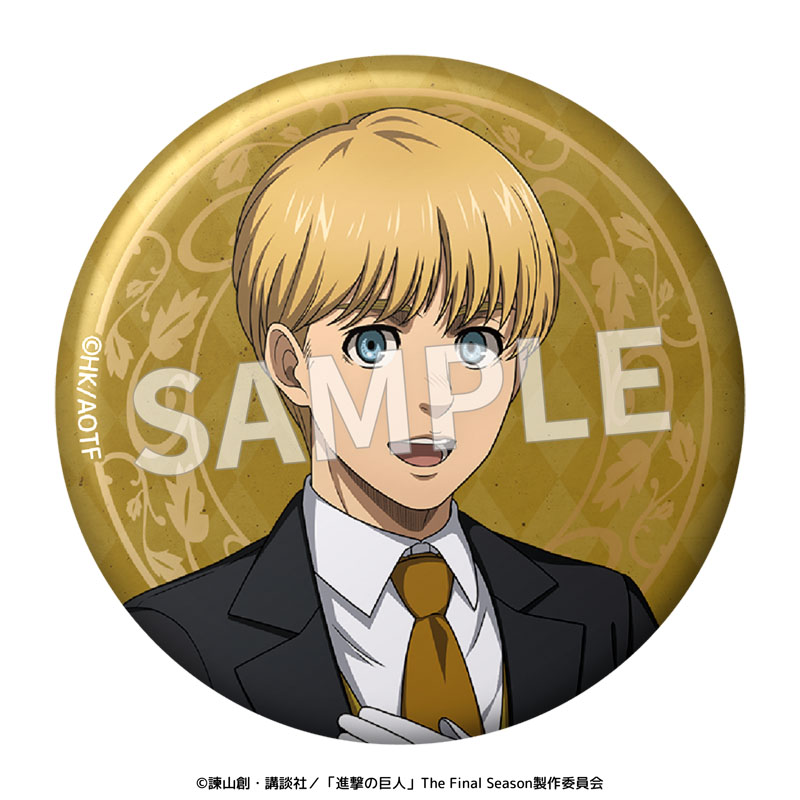 TVアニメ『進撃の巨人』執事衣装 76mm缶バッジ 画像 5 | AniSmile