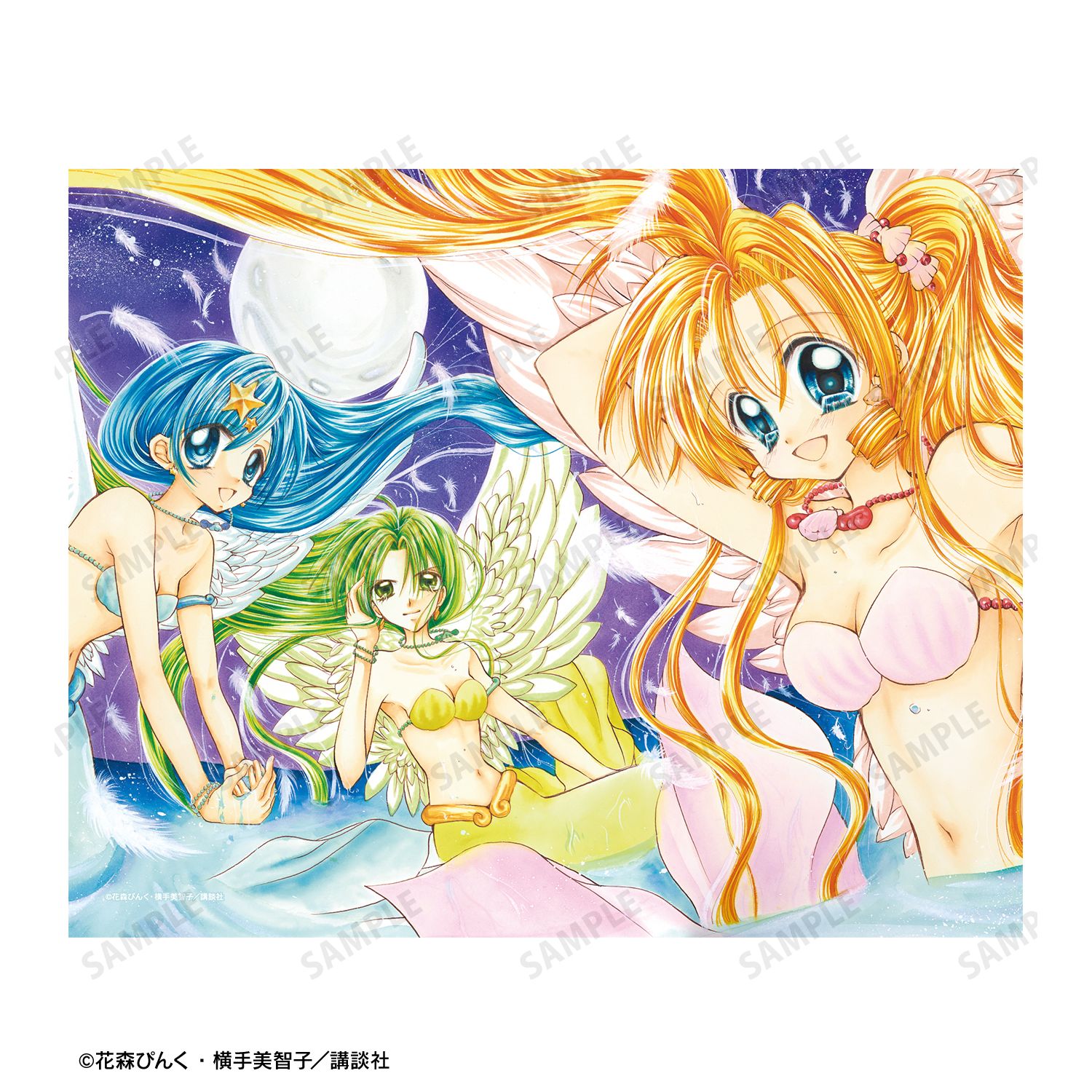 ぴちぴちピッチ 七海 るちあ&宝生 波音&洞院 リナ キャンバスボード 画像 6 | AniSmile