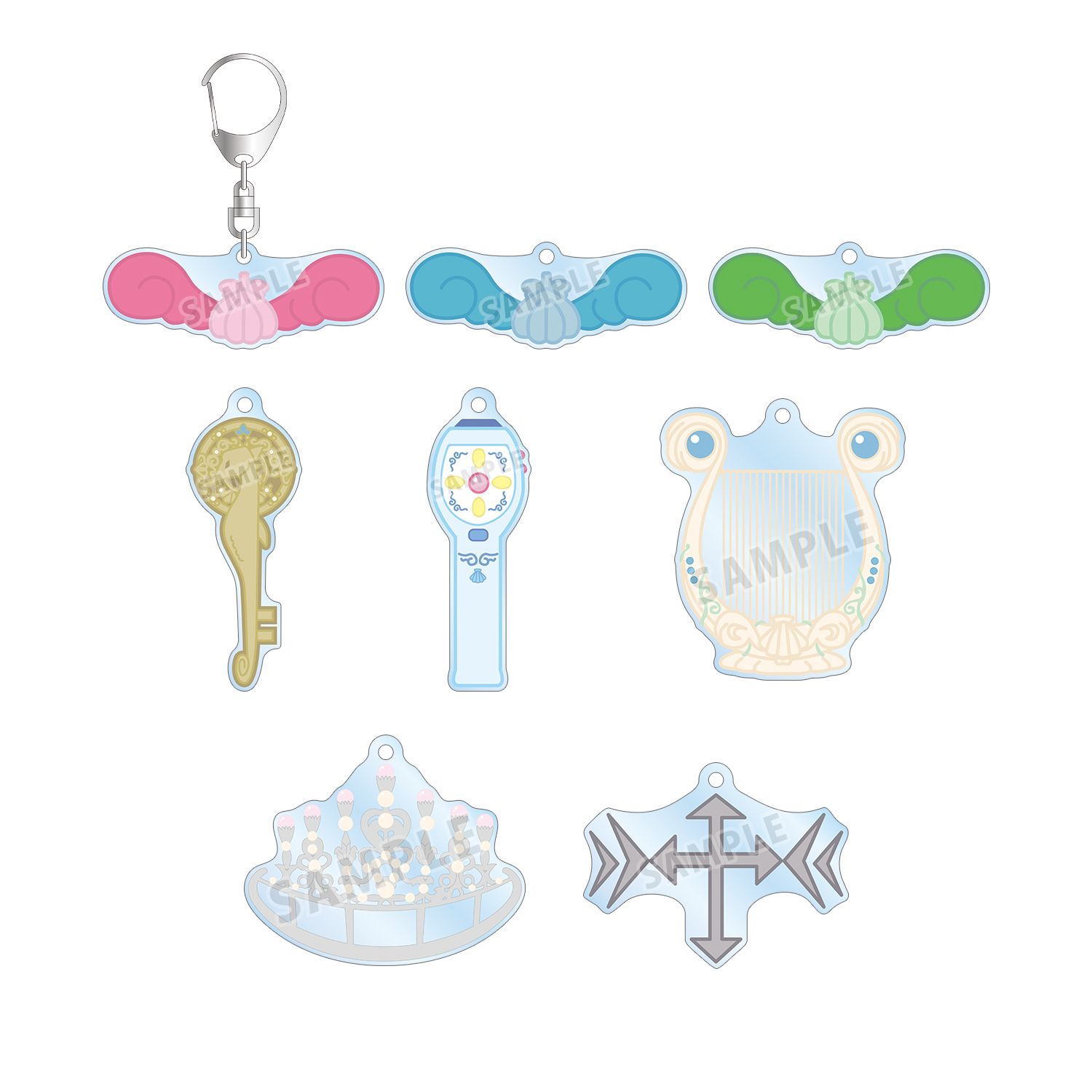 ぴちぴちピッチ トレーディングモチーフアクリルキーホルダー(単位/単品) 画像 3 | AniSmile