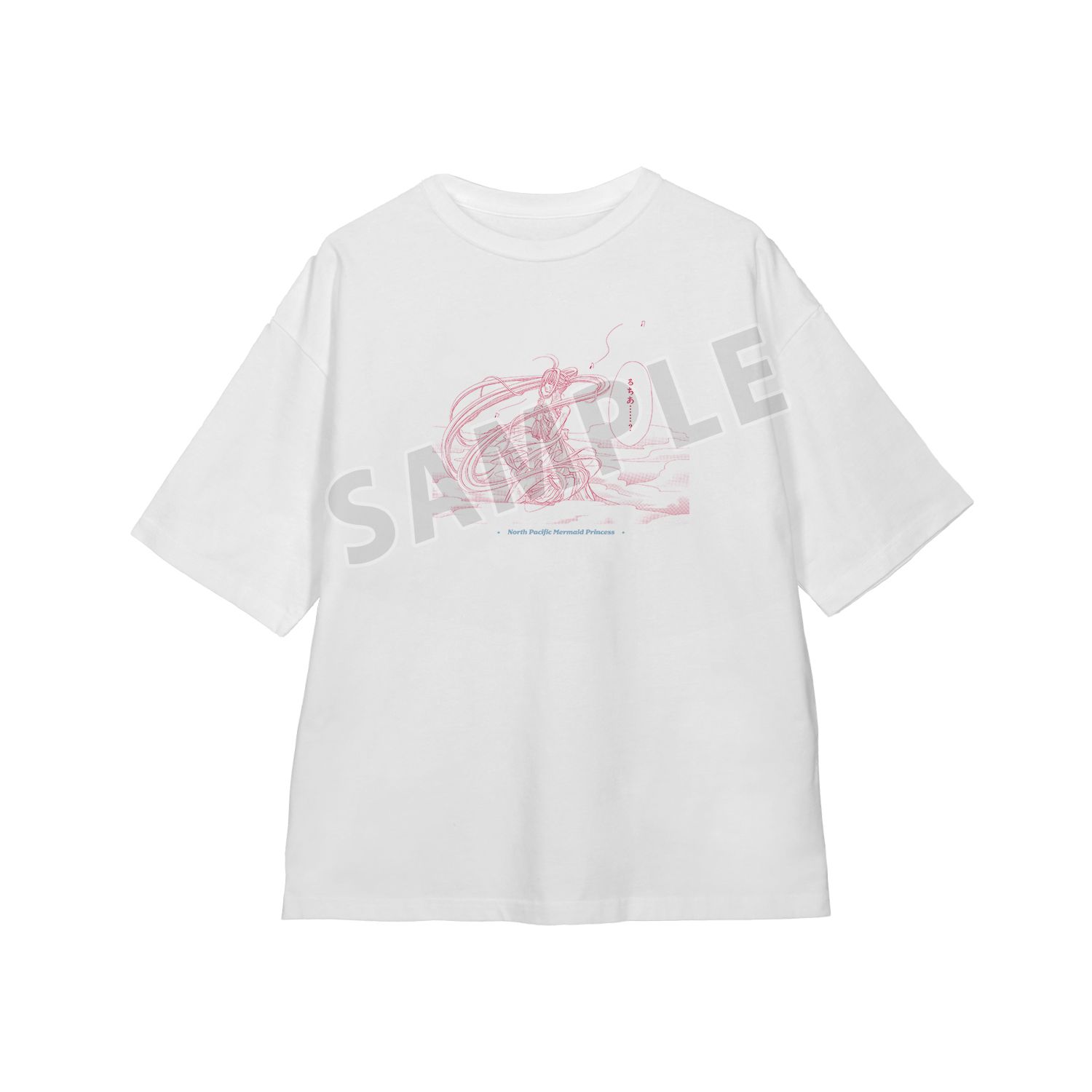 ぴちぴちピッチ 七海 るちあ 原作コマ BIGシルエットTシャツユニセックス(サイズ/S) 画像 5 | AniSmile