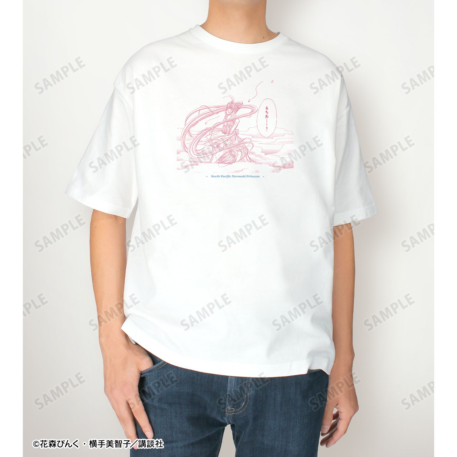 ぴちぴちピッチ 七海 るちあ 原作コマ BIGシルエットTシャツユニセックス(サイズ/L) 画像 3 | AniSmile