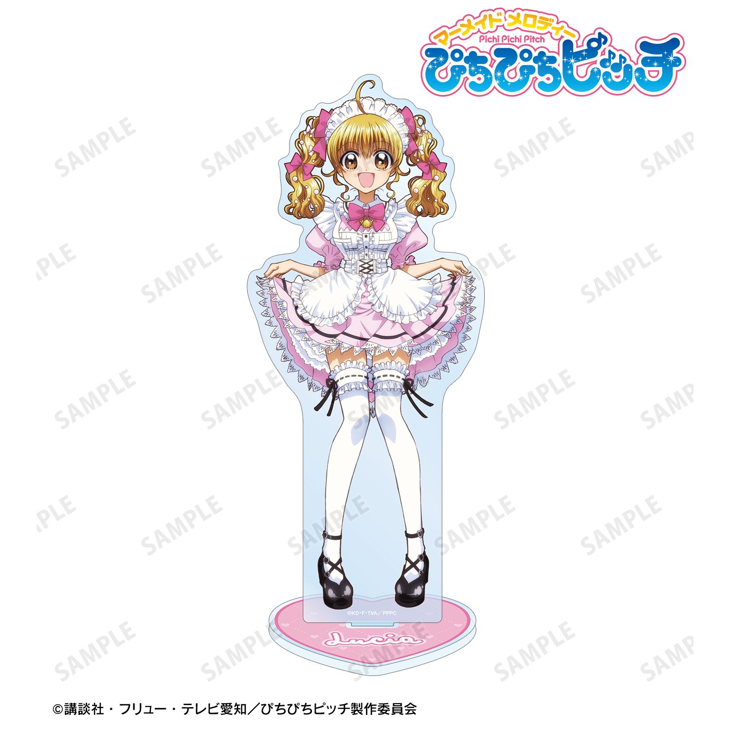 アニメ「ぴちぴちピッチ」 描き下ろし 七海 るちあ メイドver. 特大アクリルスタンド 画像 2 | AniSmile