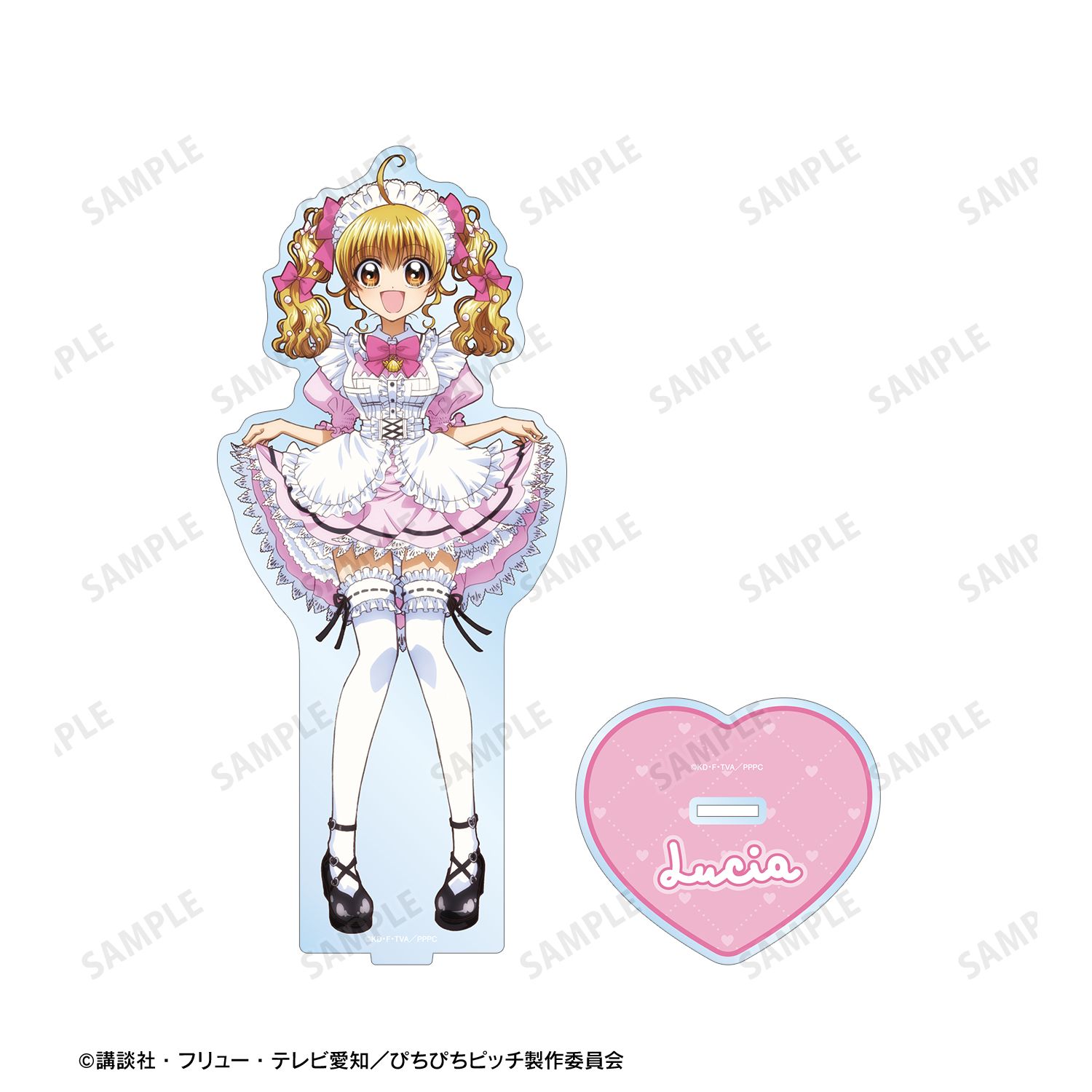 アニメ「ぴちぴちピッチ」 描き下ろし 七海 るちあ メイドver. 特大アクリルスタンド 画像 3 | AniSmile