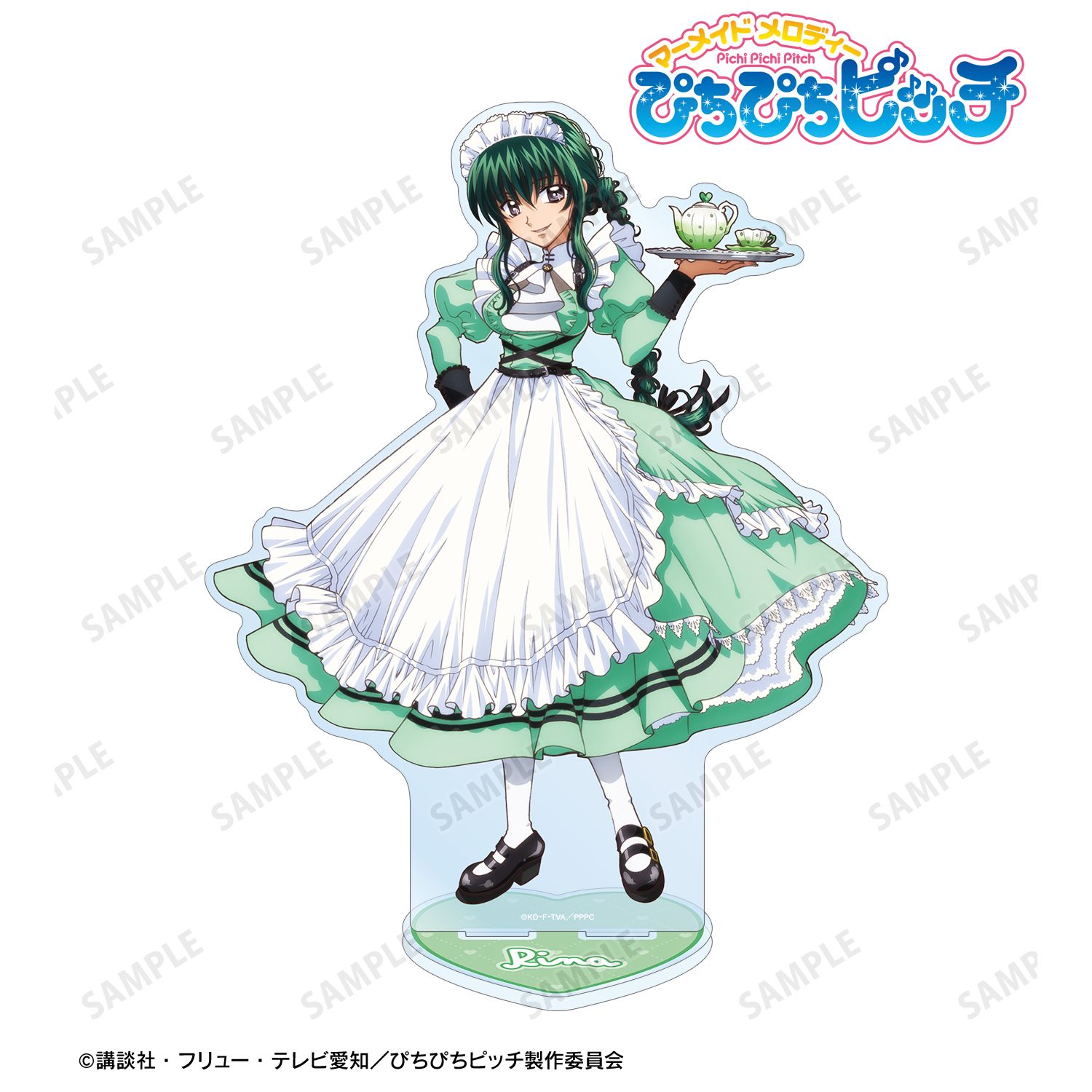 アニメ「ぴちぴちピッチ」 描き下ろし 洞院 リナ メイドver. 特大アクリルスタンド 画像 2 | AniSmile