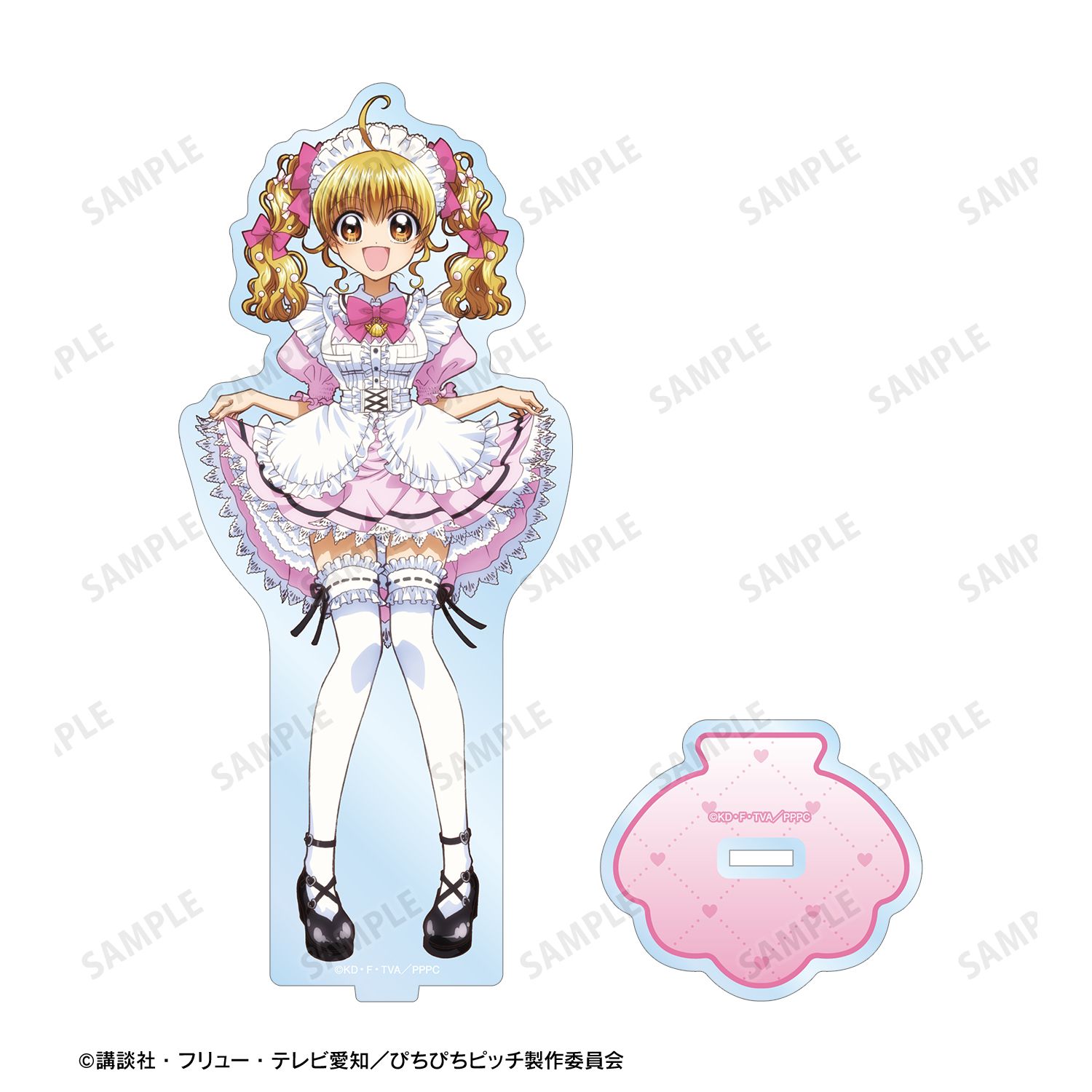 アニメ「ぴちぴちピッチ」 描き下ろし 七海 るちあ メイドver. BIGアクリルスタンド 画像 3 | AniSmile