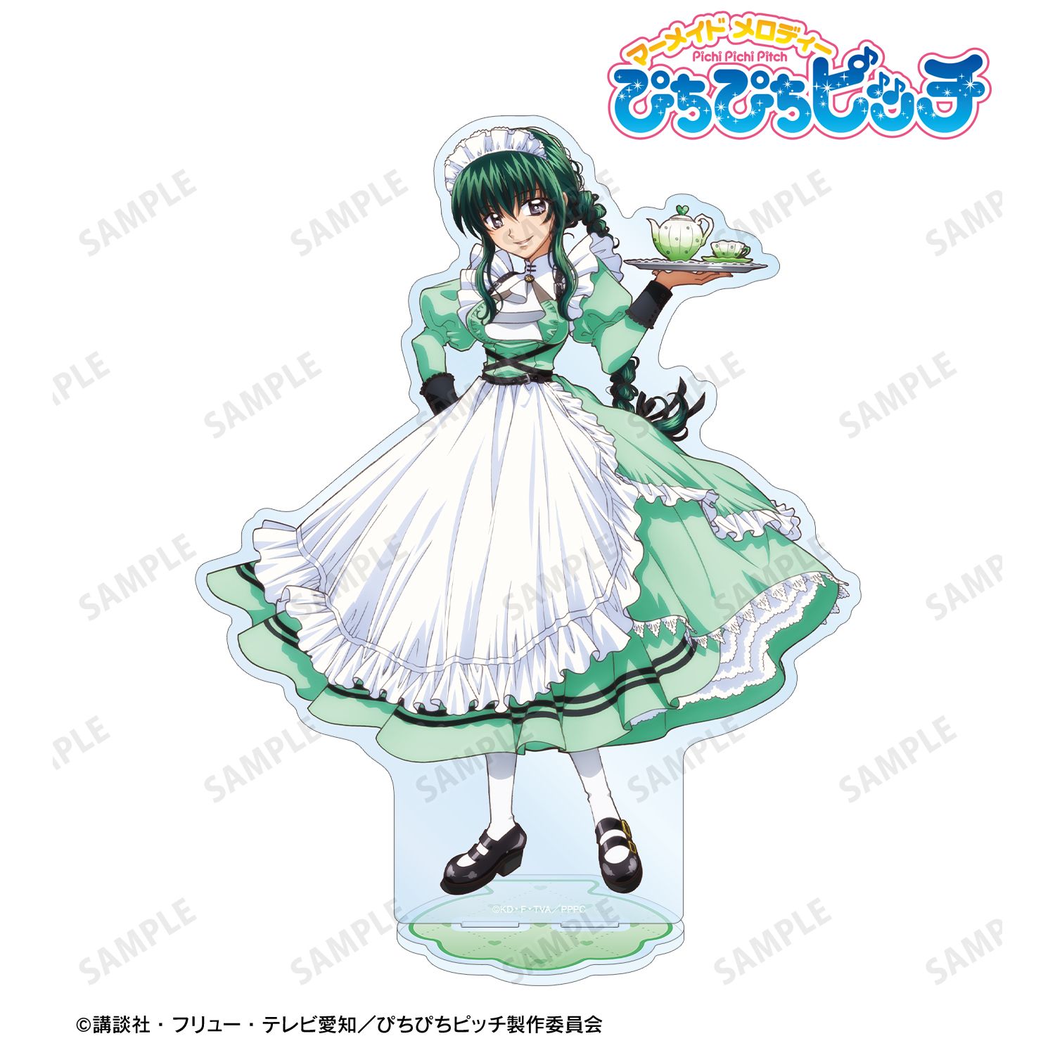 アニメ「ぴちぴちピッチ」 描き下ろし 洞院 リナ メイドver. BIGアクリルスタンド 画像 2 | AniSmile