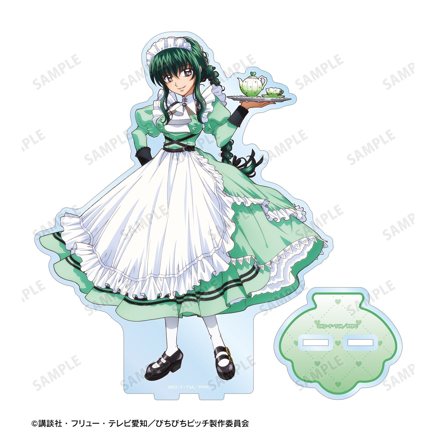 アニメ「ぴちぴちピッチ」 描き下ろし 洞院 リナ メイドver. BIGアクリルスタンド 画像 3 | AniSmile