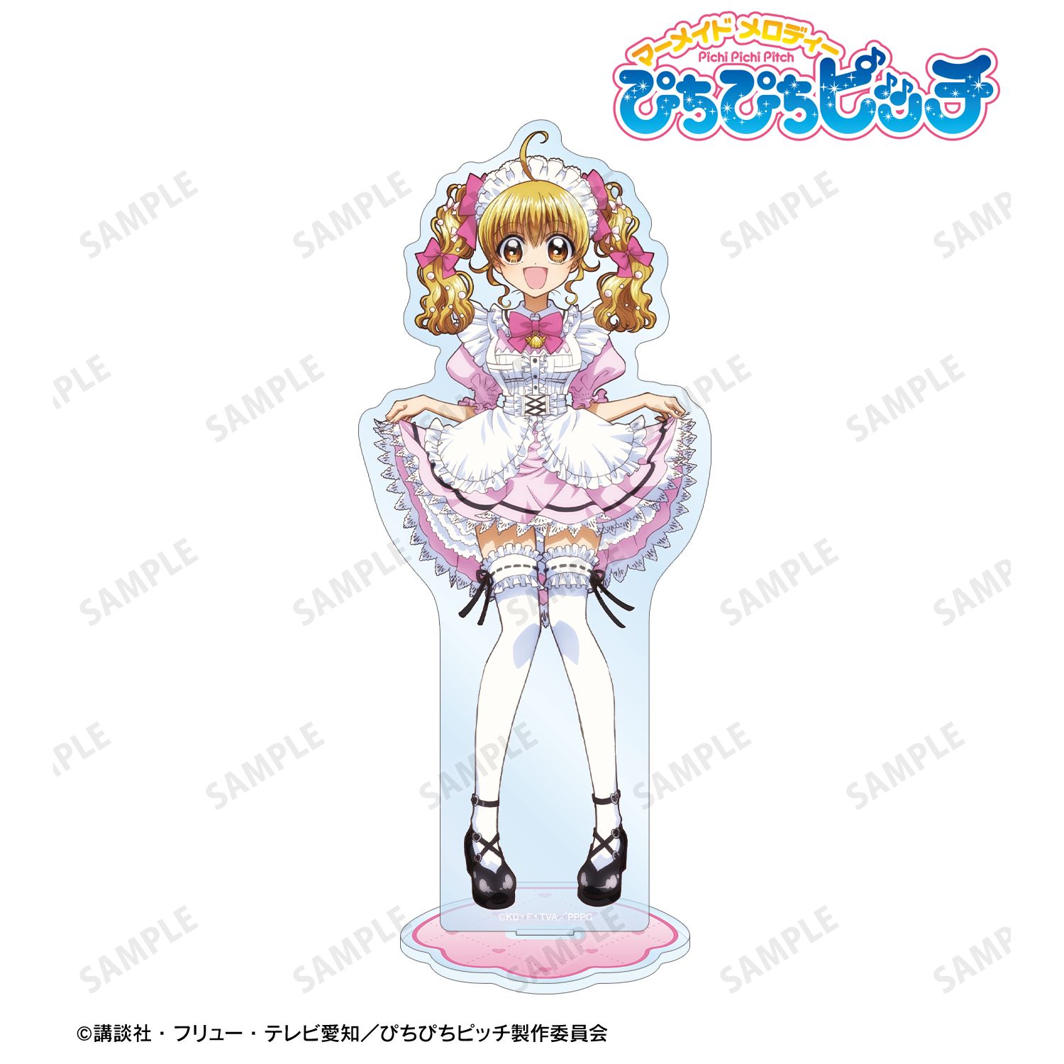 アニメ「ぴちぴちピッチ」 描き下ろし 七海 るちあ メイドver. BIGアクリルスタンド 画像 6 | AniSmile