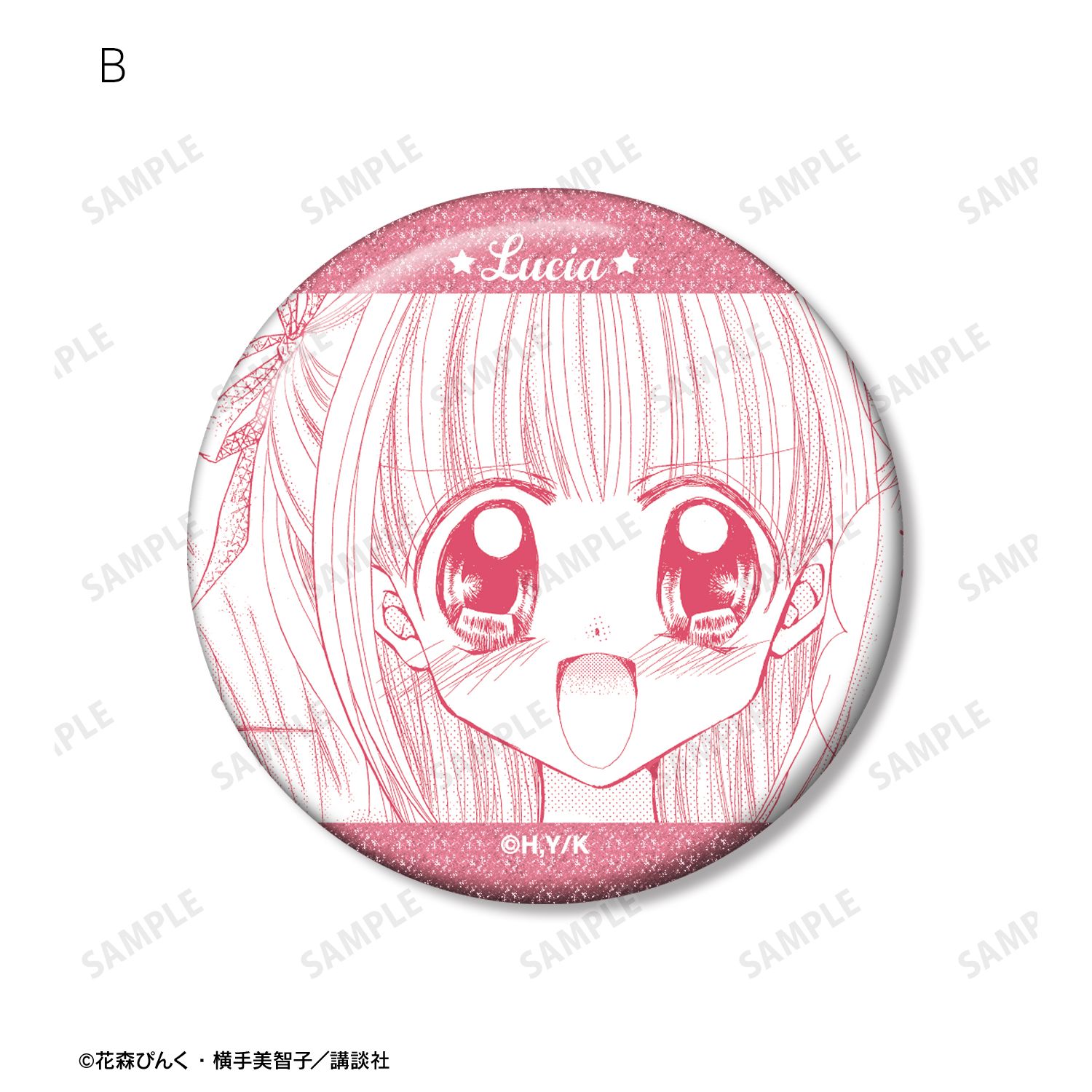ぴちぴちピッチ トレーディング るちあオンリー 原作コマグリッター缶バッジ(単位/単品) 画像 6 | AniSmile