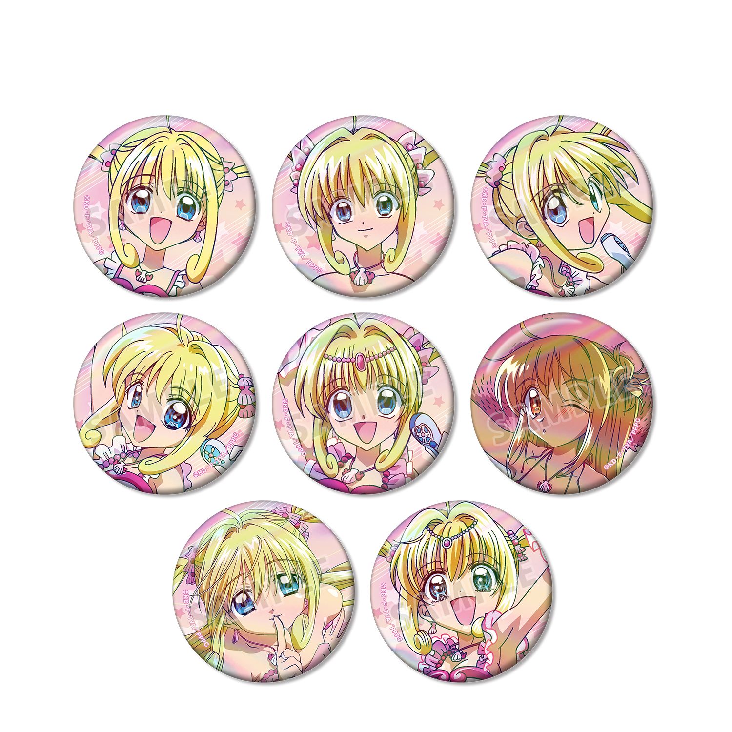アニメ「ぴちぴちピッチ」 トレーディング るちあオンリー オーロラ缶バッジ(単位/単品) 画像 3 | AniSmile