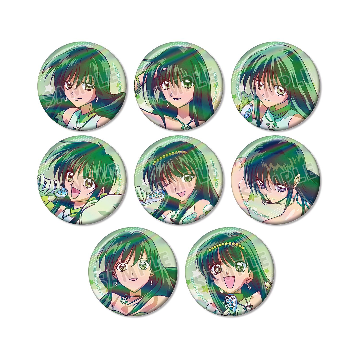 アニメ「ぴちぴちピッチ」 トレーディング リナオンリー オーロラ缶バッジ(単位/単品) 画像 3 | AniSmile
